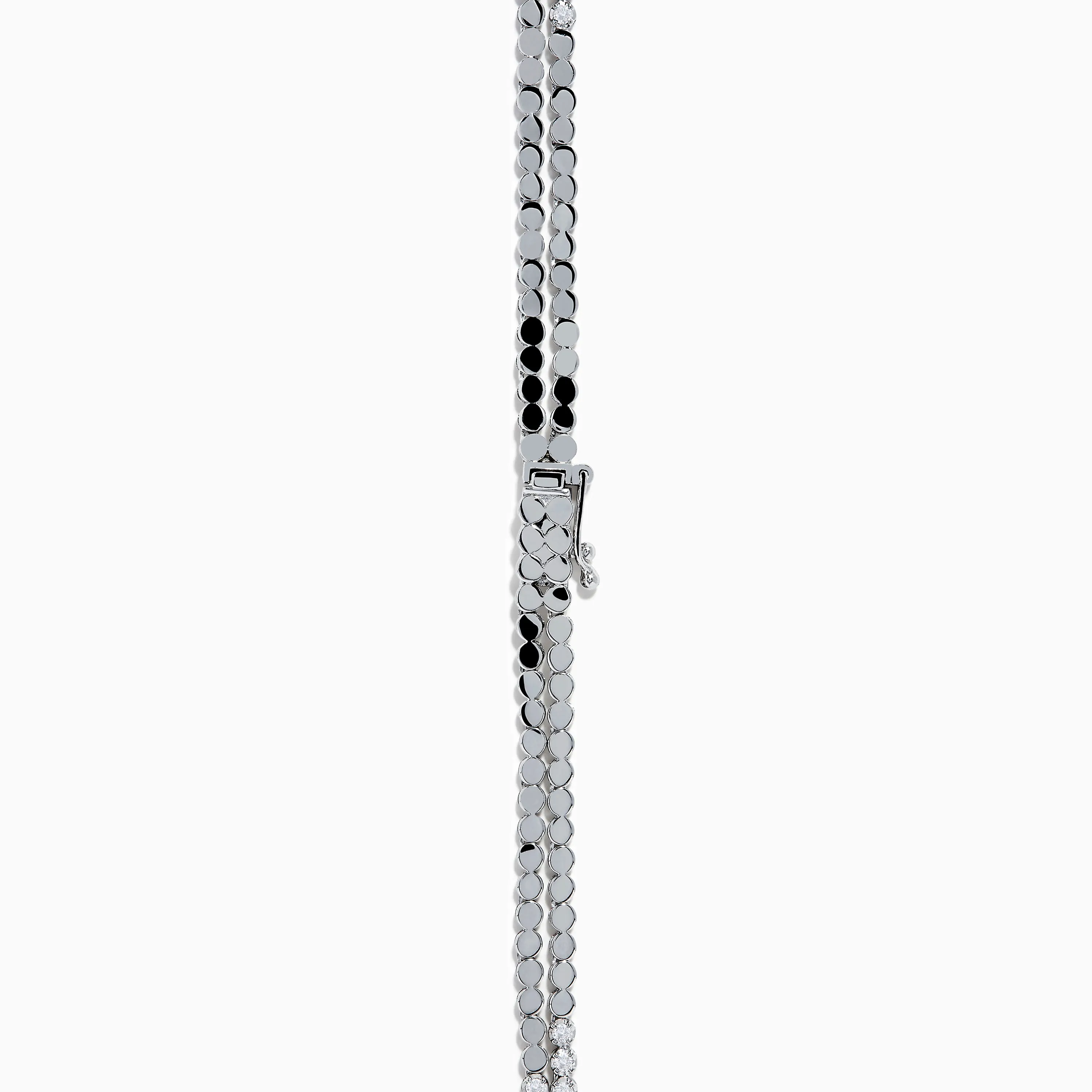 Pave Classica 14K White Gold Diamond Tennis Necklace sold by Effy product image thumbnail 4