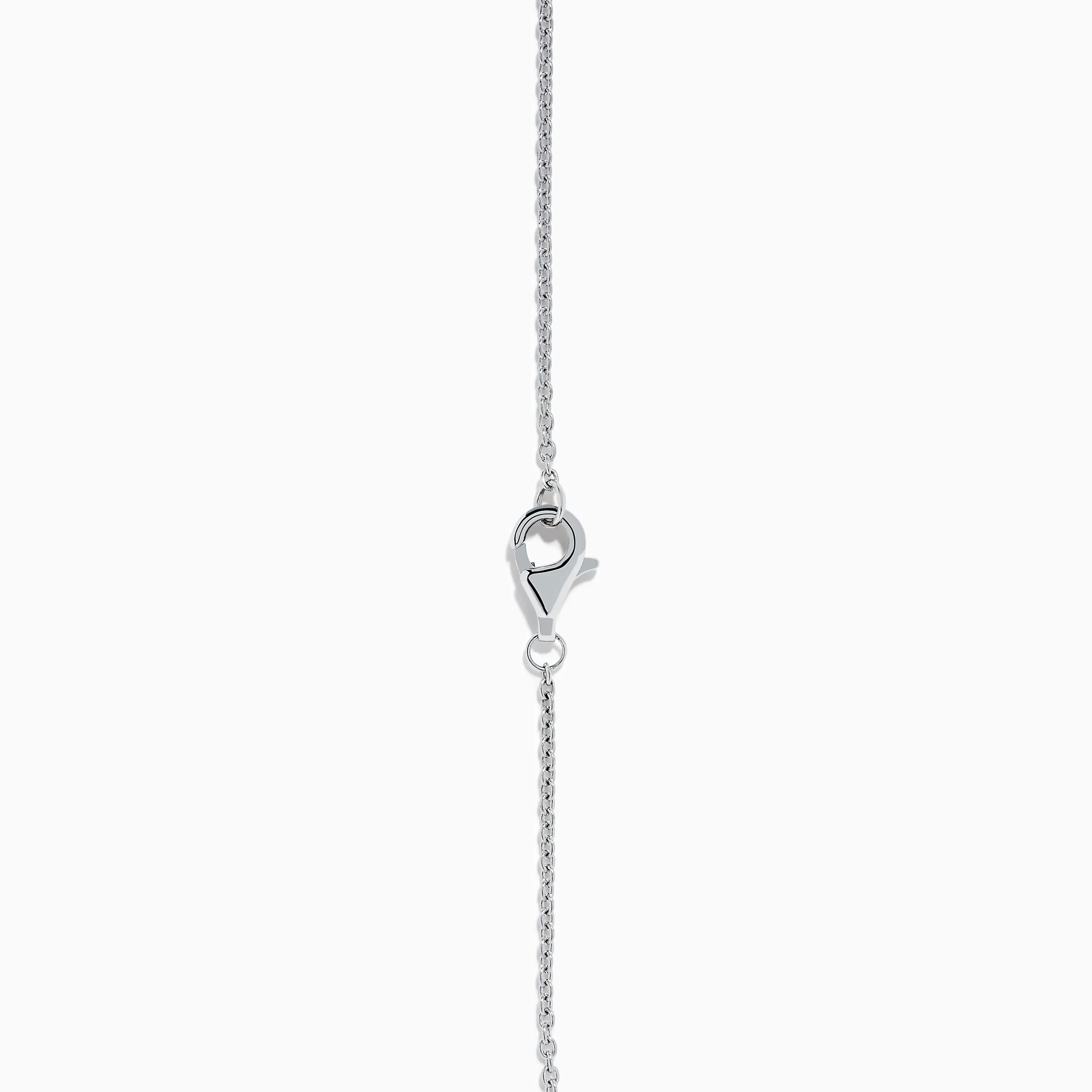 925 Sterling Silver Ruby Heart Lock Necklace sold by Effy product image thumbnail 4