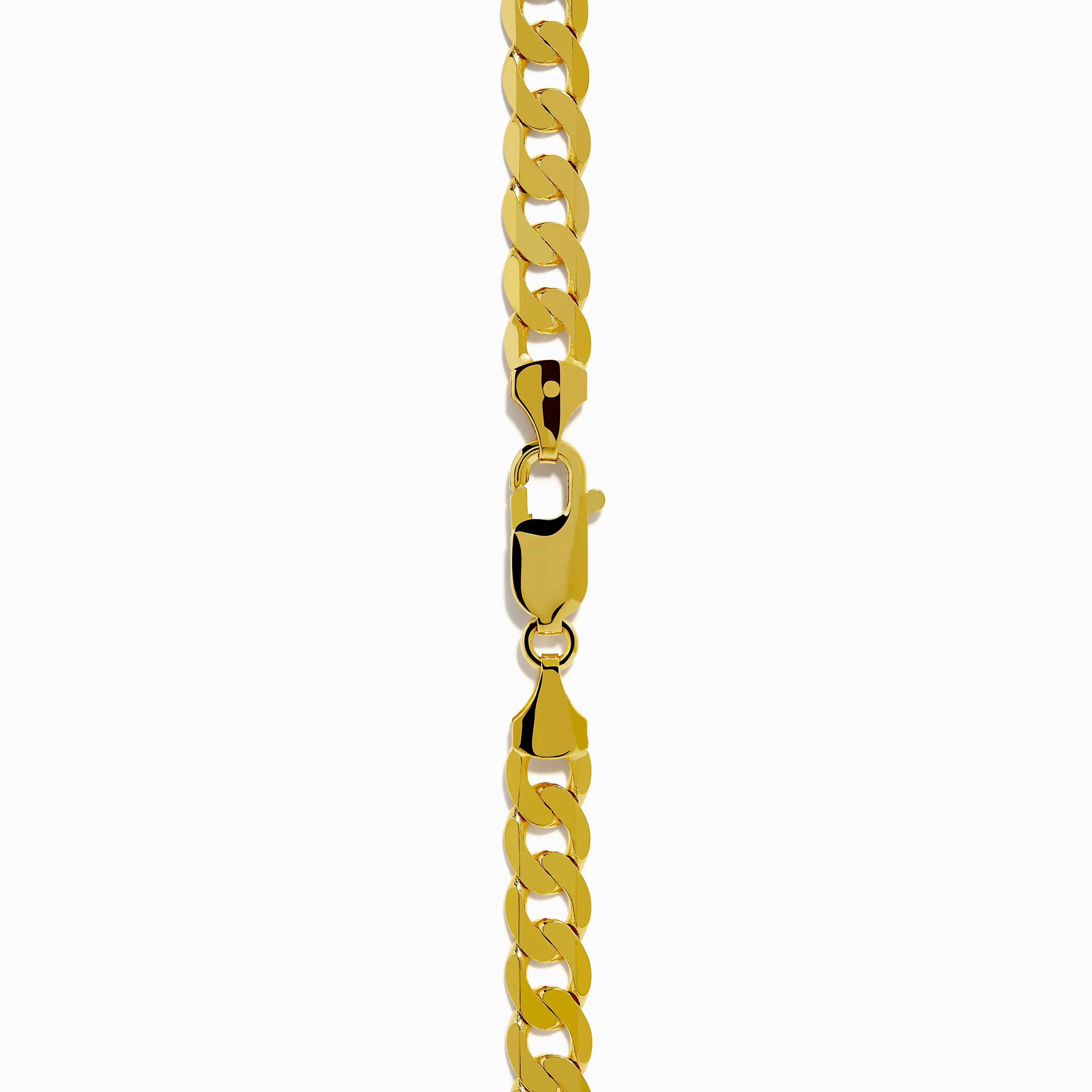 Men's 14K Yellow Gold Solid 24" Curb Links Chain Necklace sold by Effy product image thumbnail 4