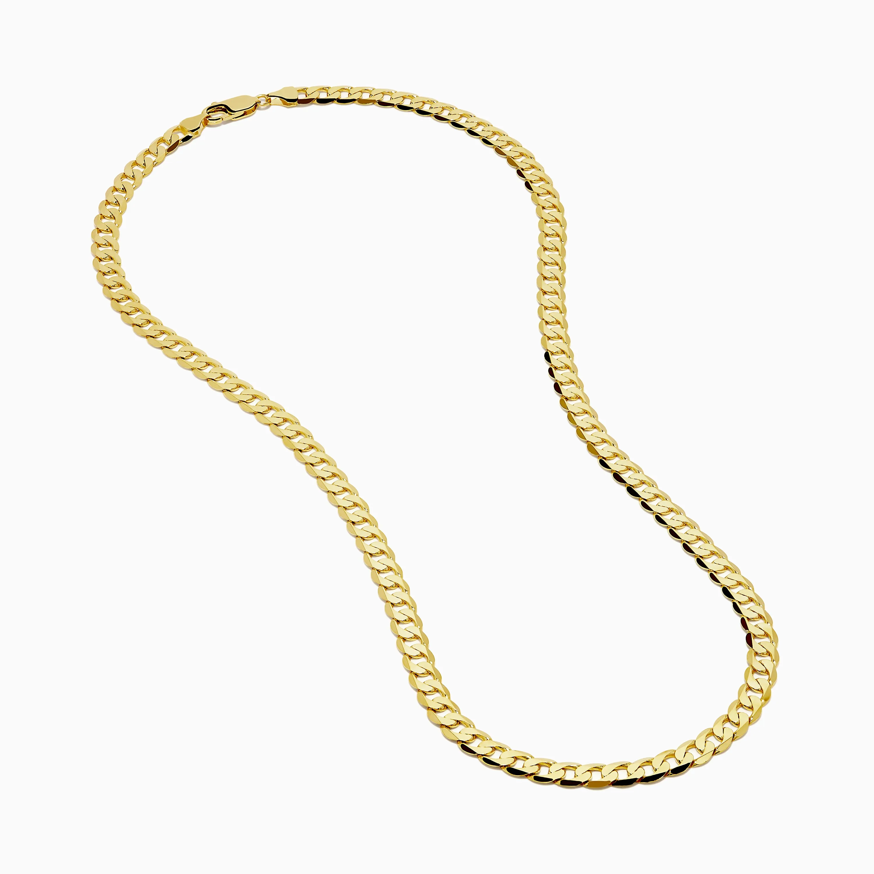 Men's 14K Yellow Gold Solid 24" Curb Links Chain Necklace sold by Effy product image thumbnail 2