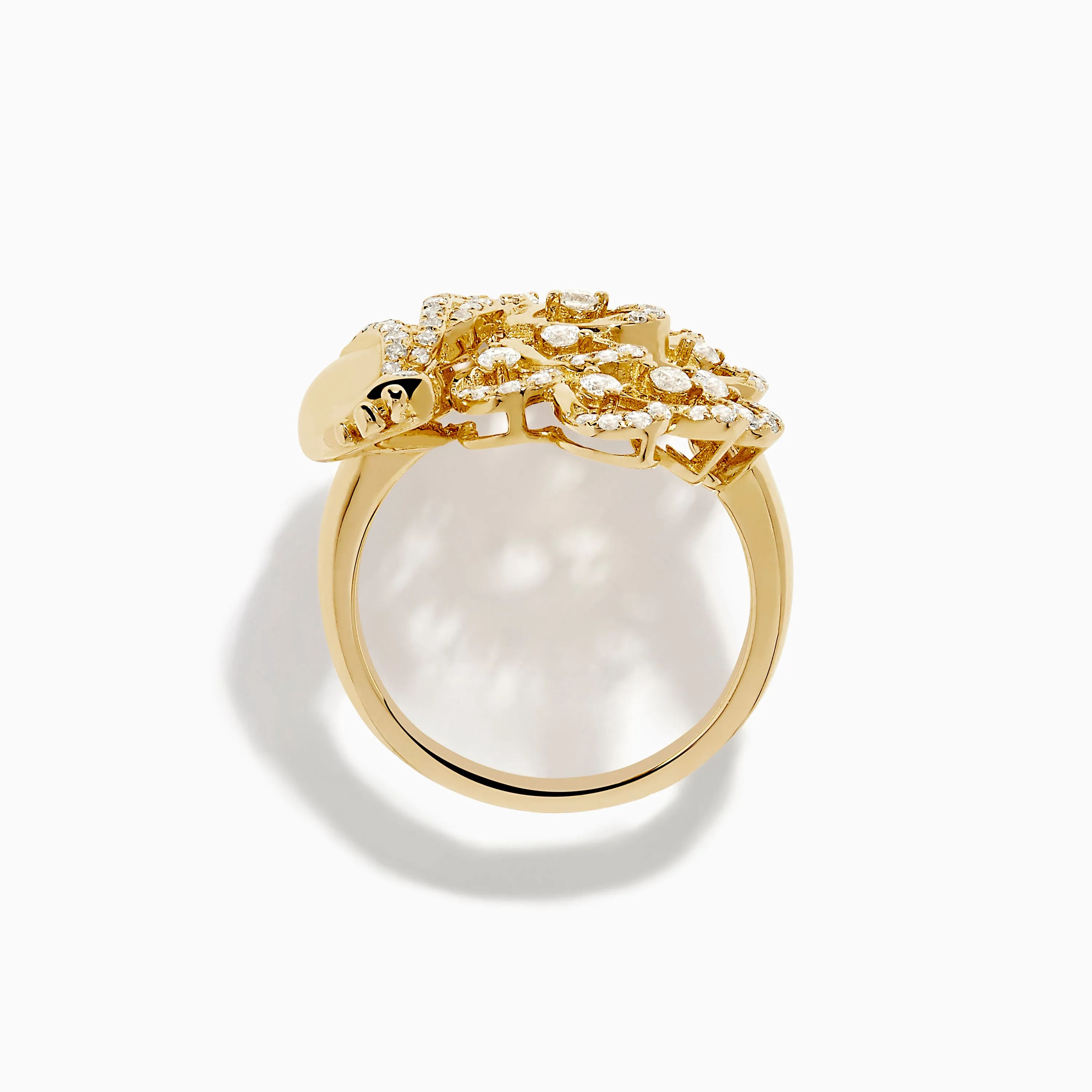 Safari 14K Yellow Gold Diamond Peacock Ring sold by Effy product image thumbnail 3