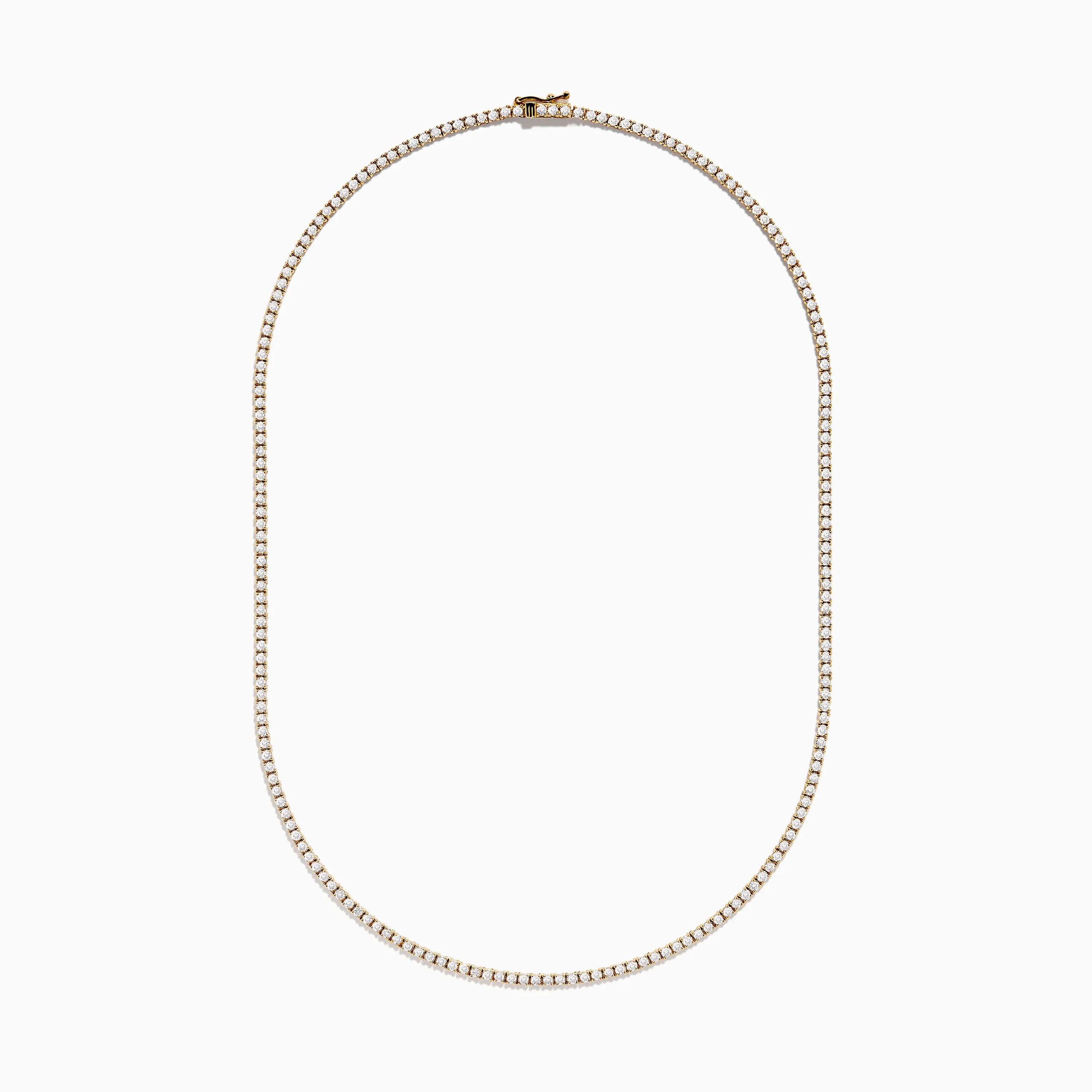 14K Yellow Gold Diamond Tennis Necklace, 4.50 TCW sold by Effy product image thumbnail 3