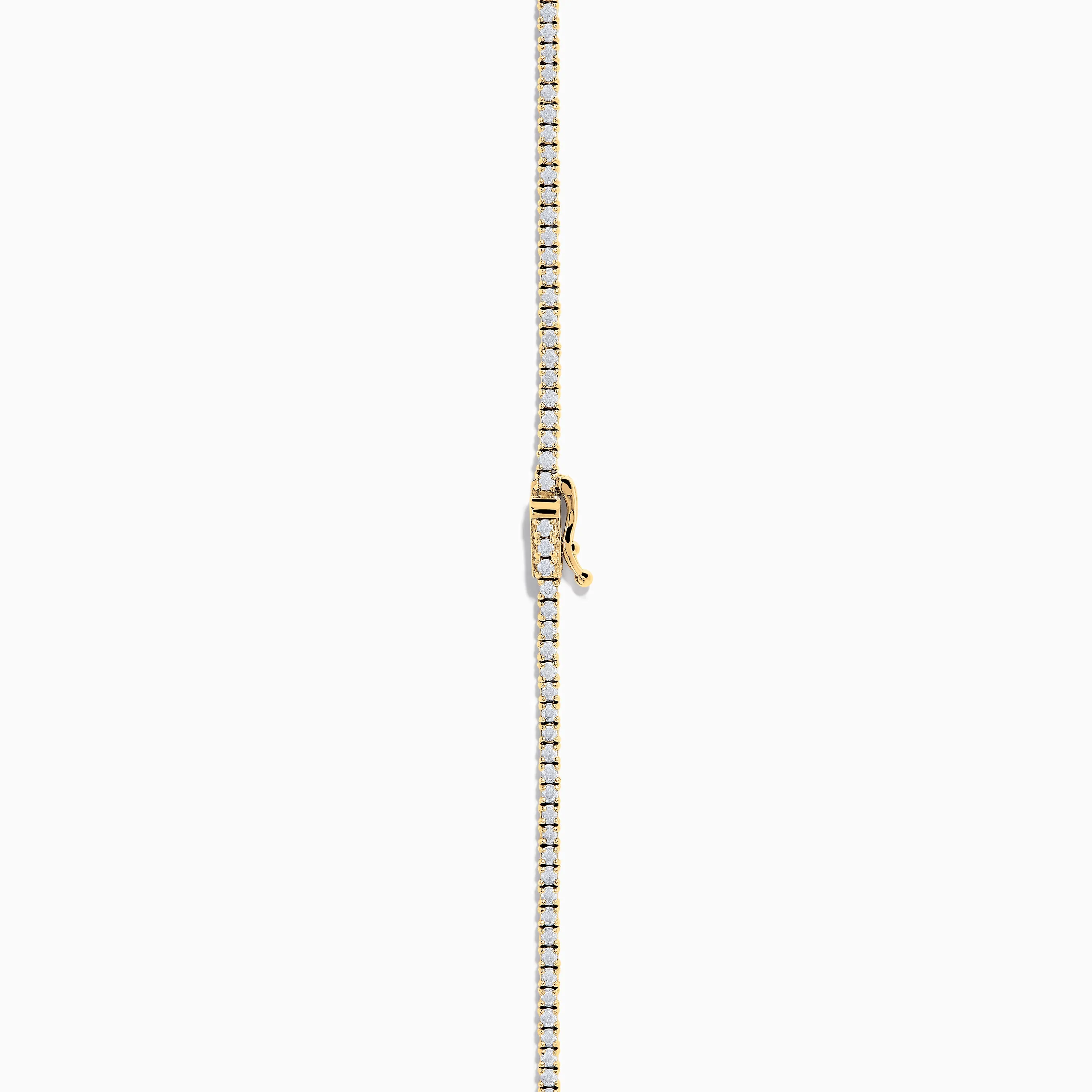 14K Yellow Gold Diamond Tennis Necklace, 3.50 TCW sold by Effy product image thumbnail 4