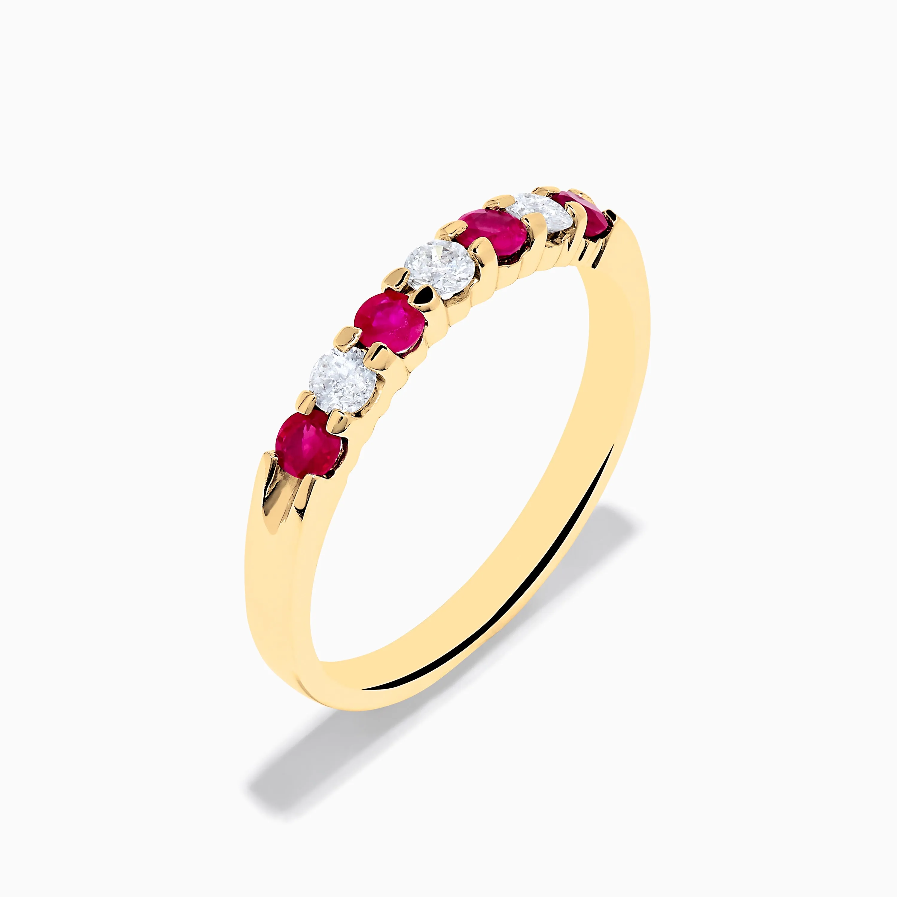 14K Yellow Gold 7-Stone Ruby & Diamond Band, 0.50 TCW sold by Effy product image thumbnail 4