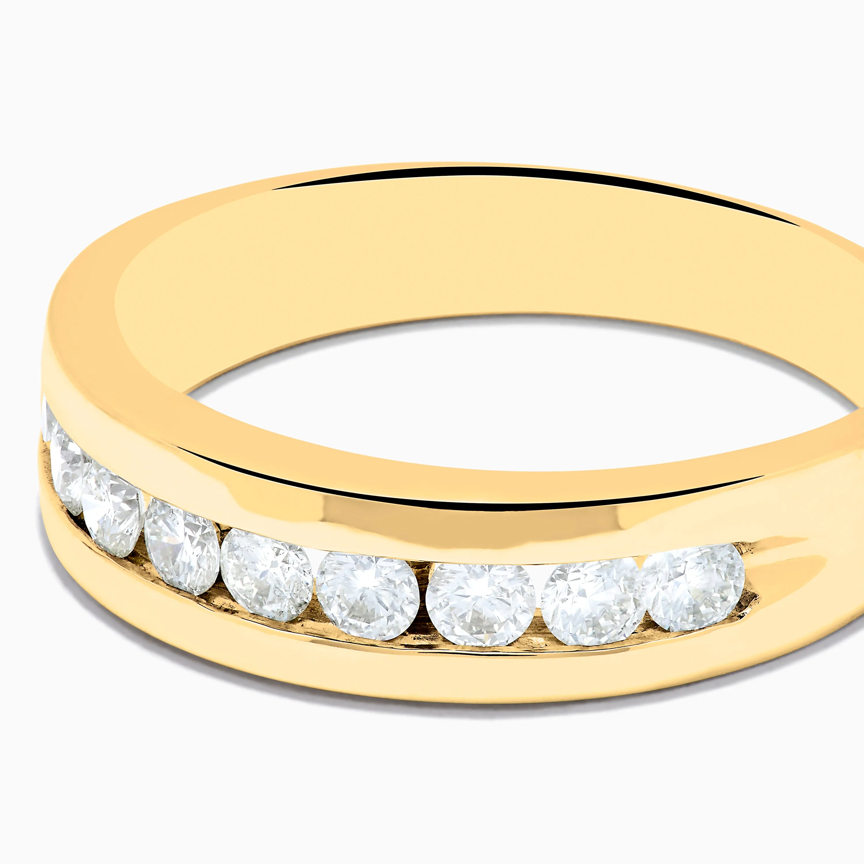 Men's 14K Yellow Gold 9-Stone Channel Set Diamond Band, 0.75 TCW sold by Effy product image thumbnail 2