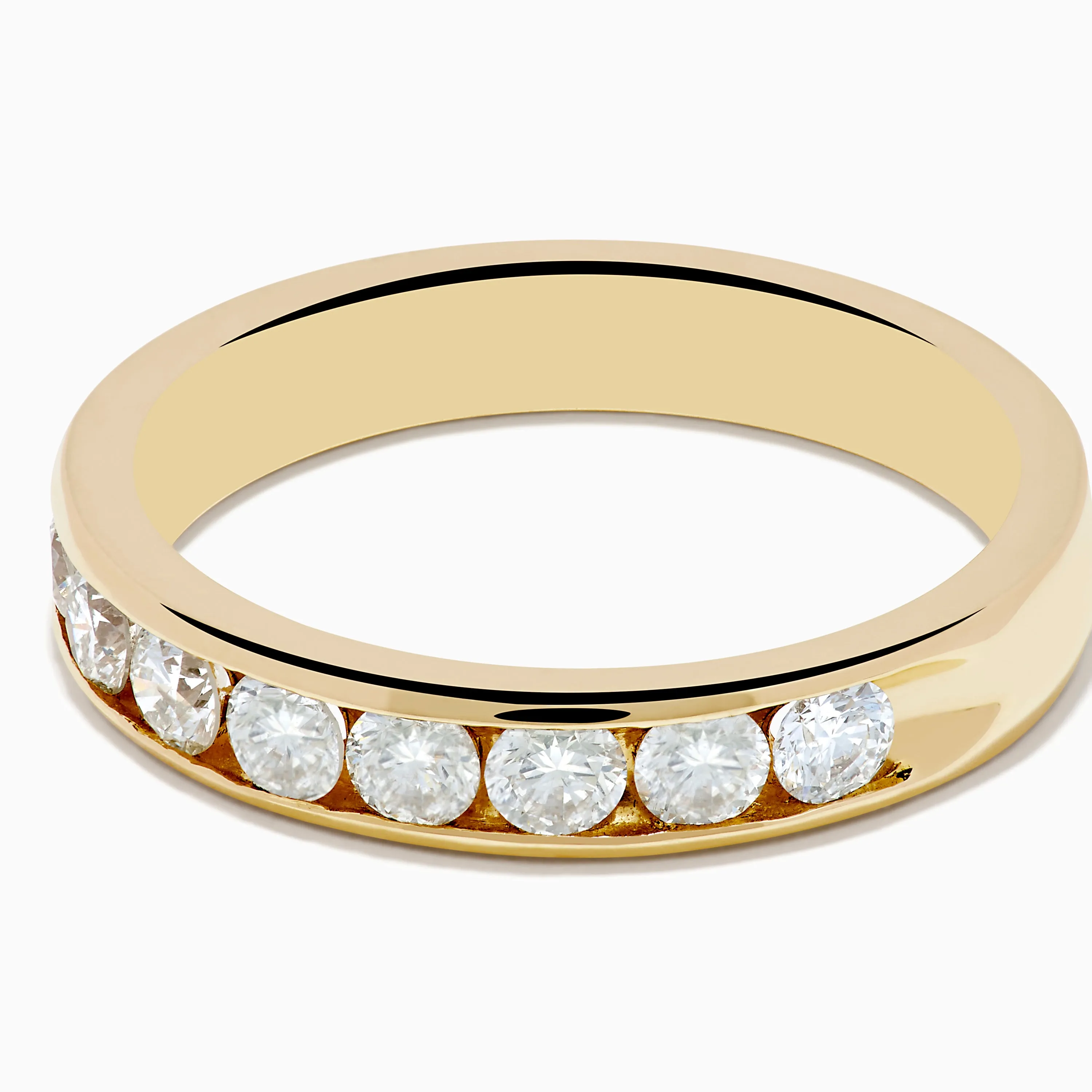 14K Yellow Gold 10-Stone Channel Set Diamond Band, 0.75 TCW sold by Effy product image thumbnail 2