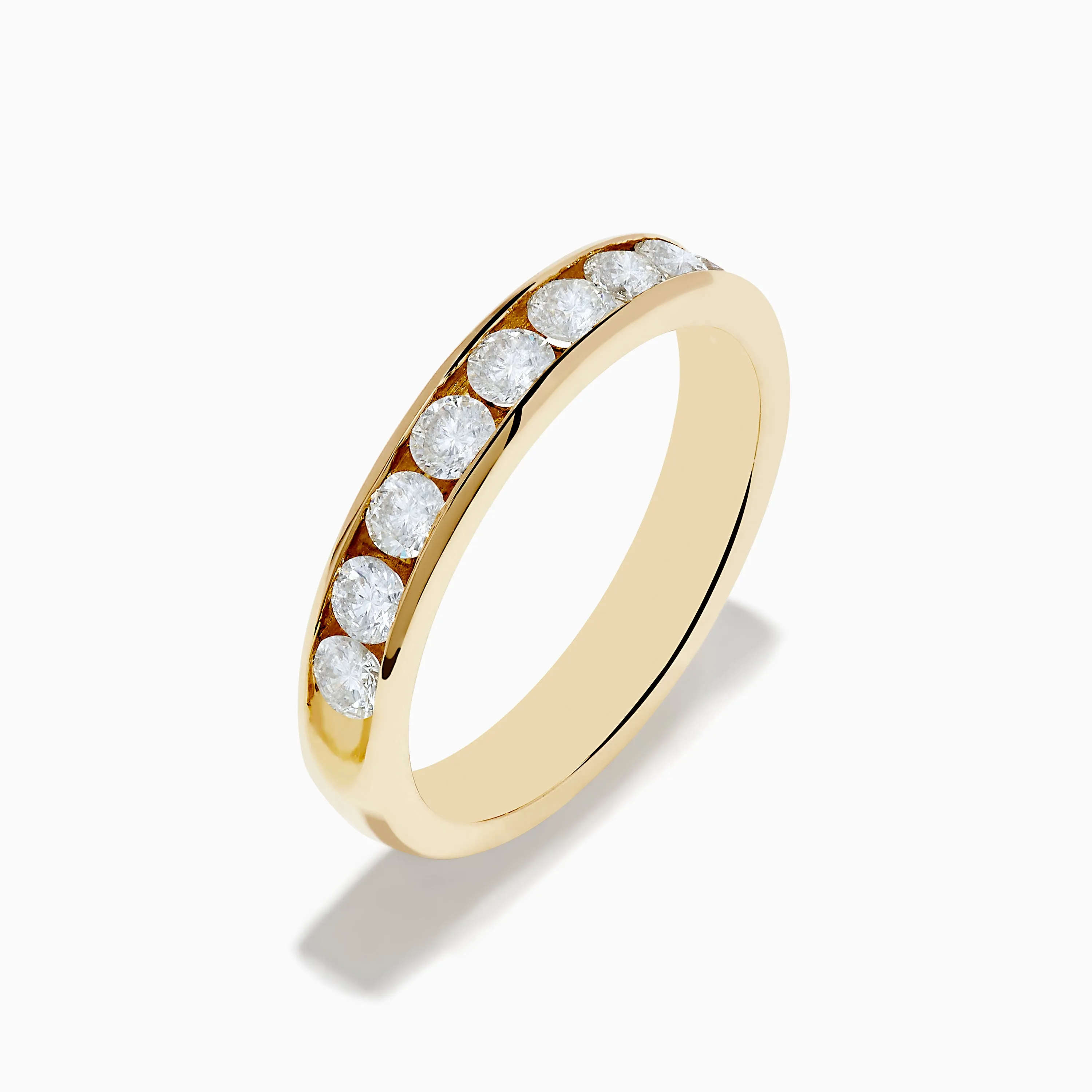 14K Yellow Gold 10-Stone Channel Set Diamond Band, 0.75 TCW sold by Effy product image thumbnail 4