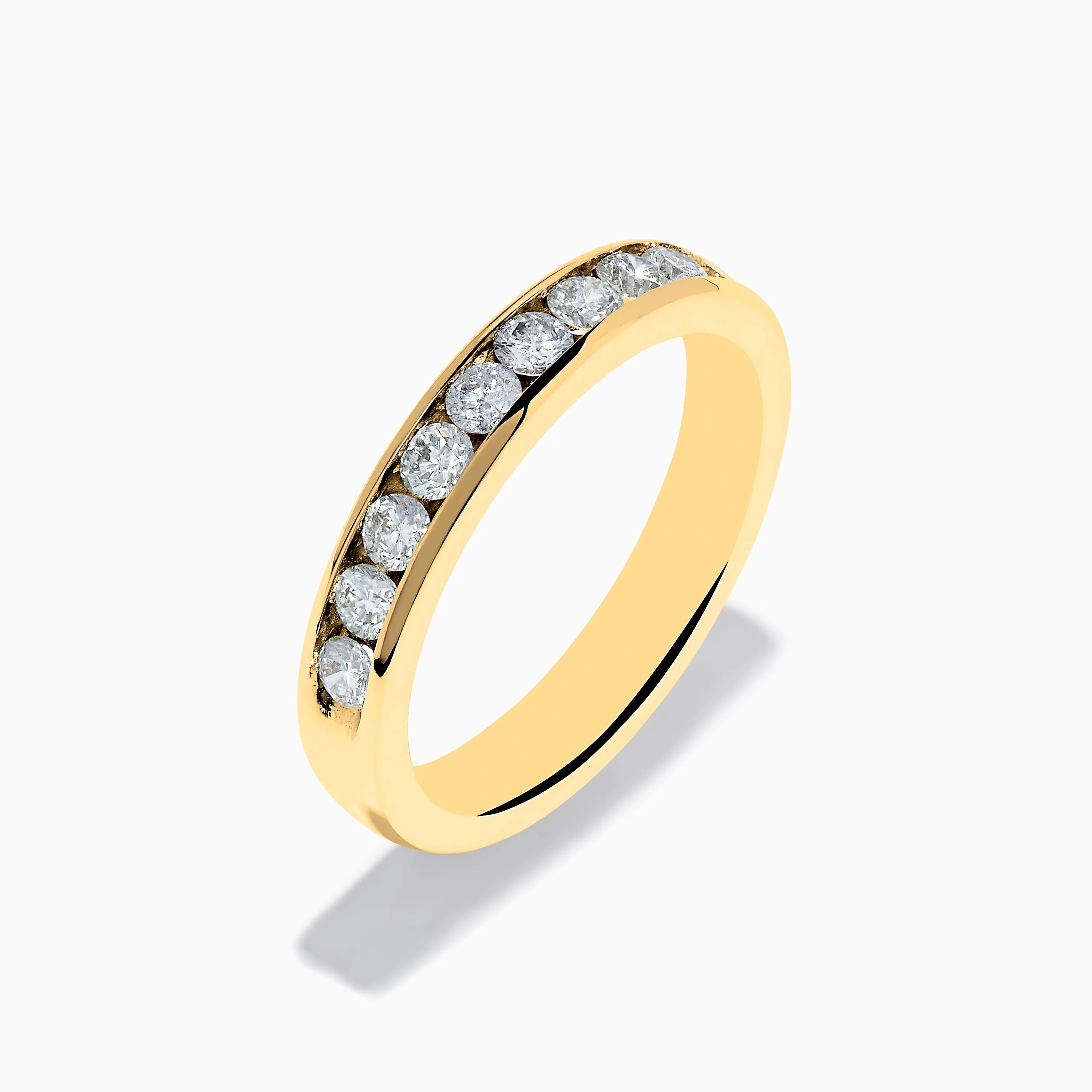 14K Yellow Gold 10-Stone Channel Set Diamond Band, 0.50 TCW sold by Effy product image thumbnail 4