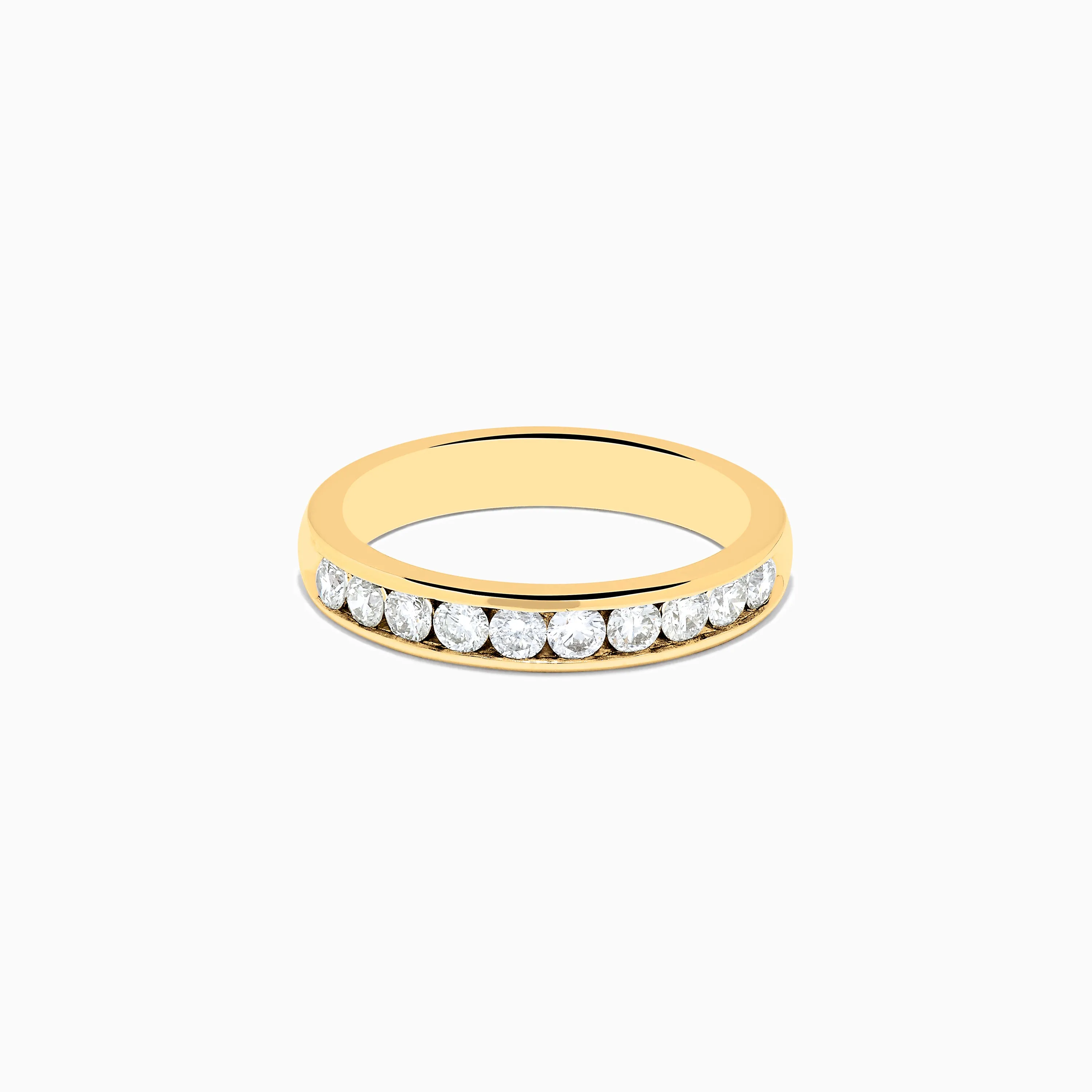 14K Yellow Gold 10-Stone Channel Set Diamond Band, 0.50 TCW sold by Effy