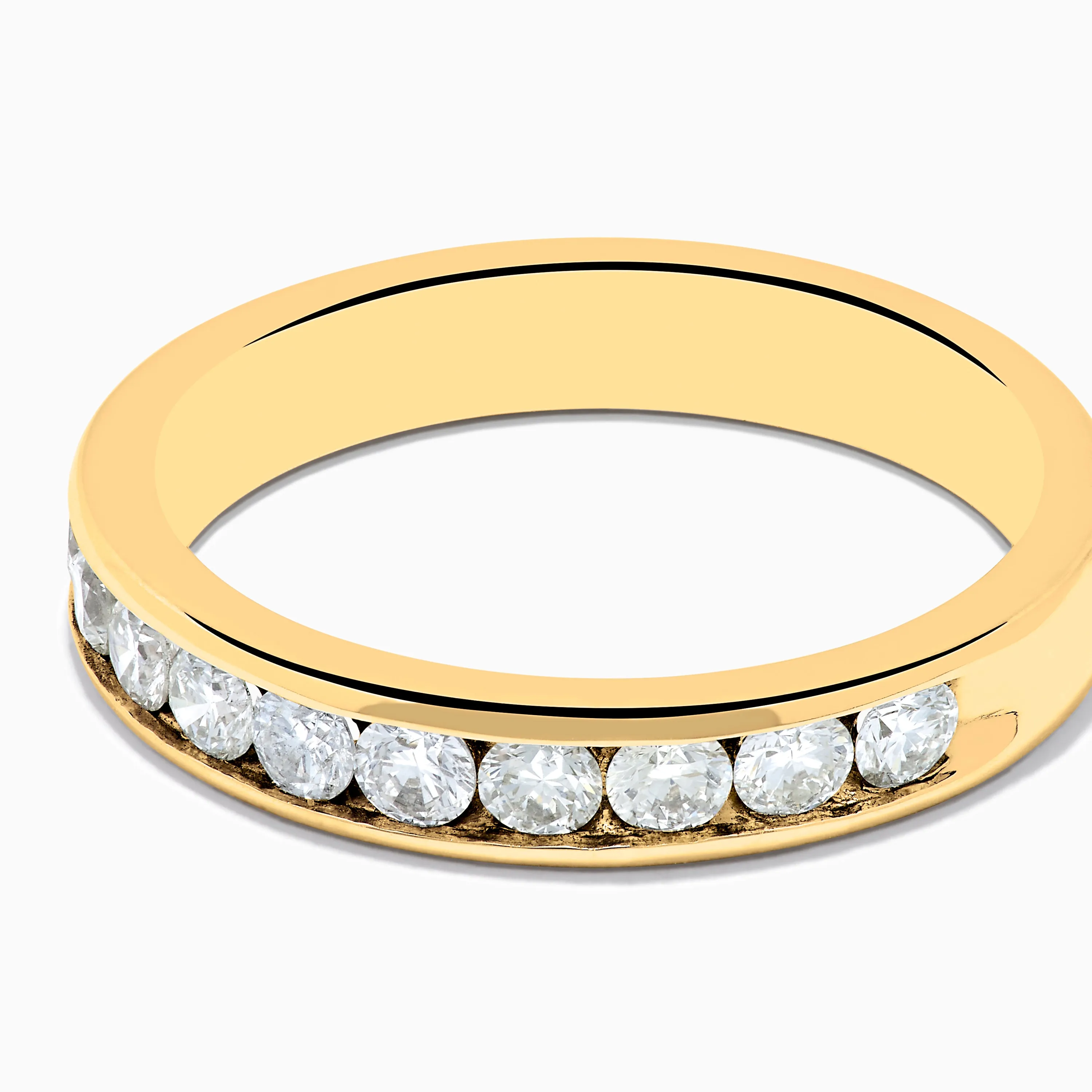 14K Yellow Gold 10-Stone Channel Set Diamond Band, 0.50 TCW sold by Effy product image thumbnail 2