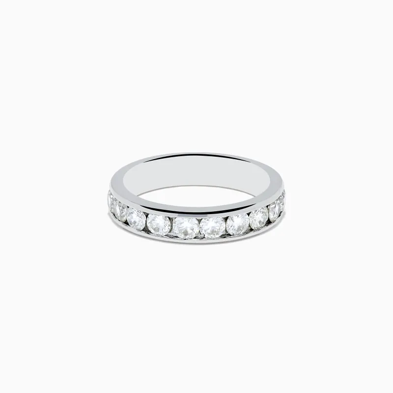 14K White Gold 10-Stone Channel Set Diamond Band, 1.00 TCW sold by Effy