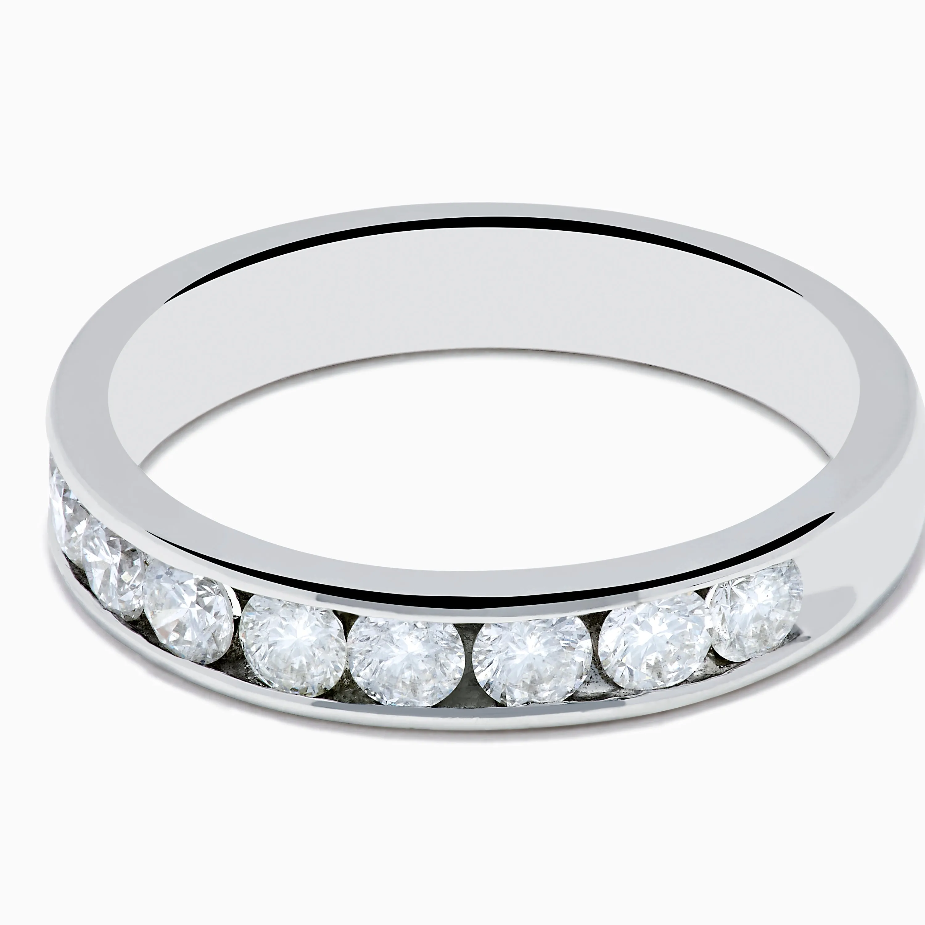 14K White Gold 10-Stone Channel Set Diamond Band, 0.75 TCW sold by Effy product image thumbnail 2