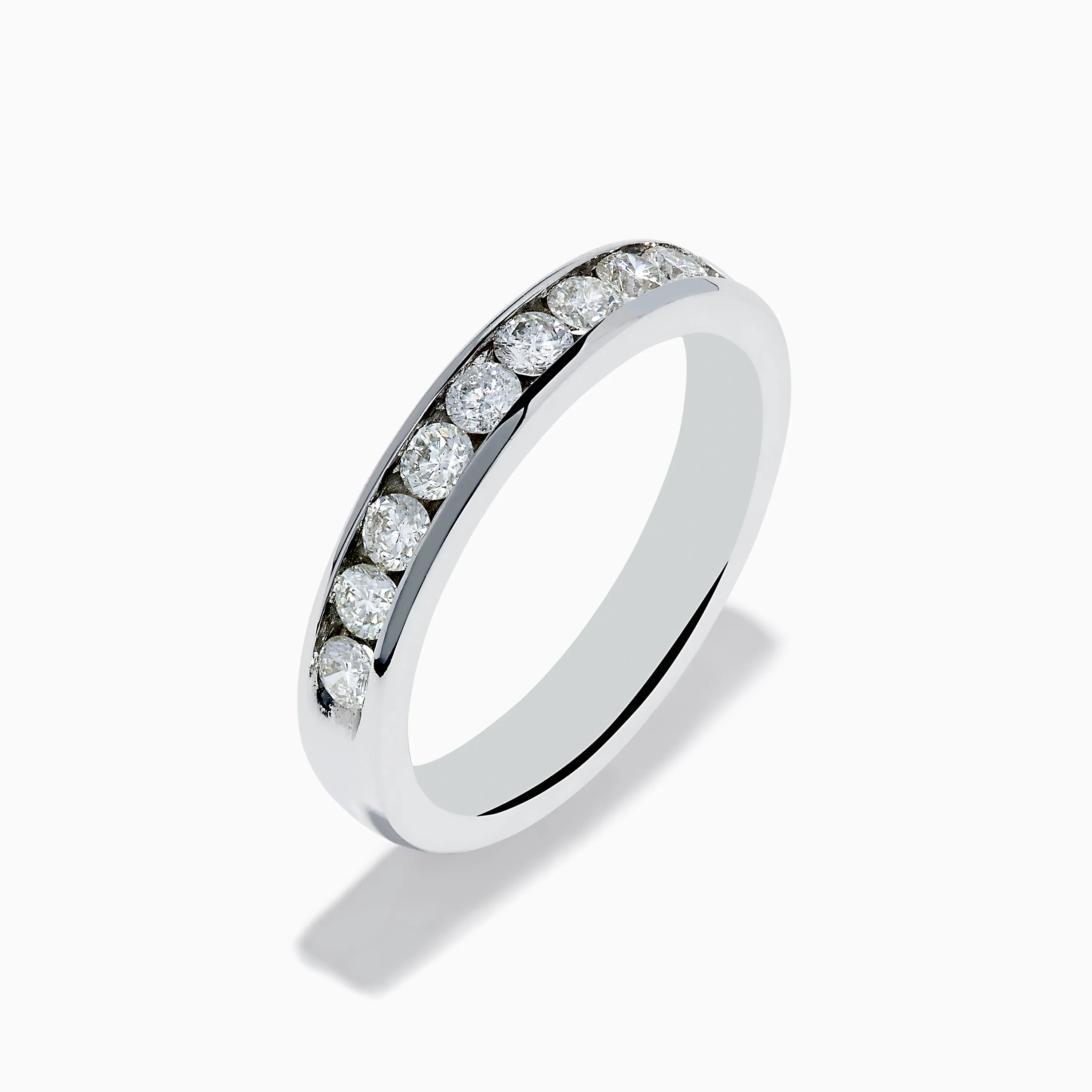 14K White Gold 10-Stone Channel Set Diamond Band, 0.50 TCW sold by Effy product image thumbnail 4