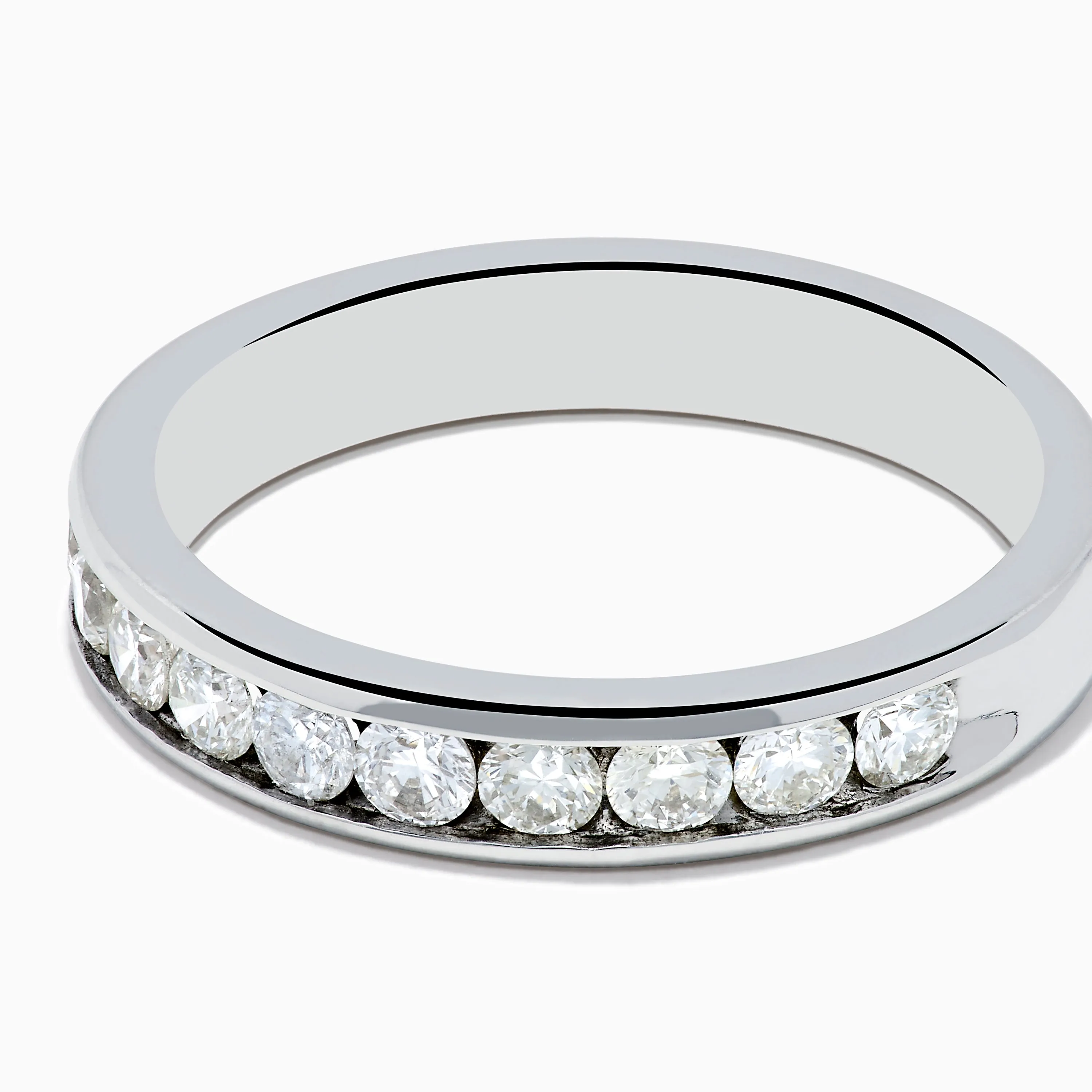 14K White Gold 10-Stone Channel Set Diamond Band, 0.50 TCW sold by Effy product image thumbnail 2
