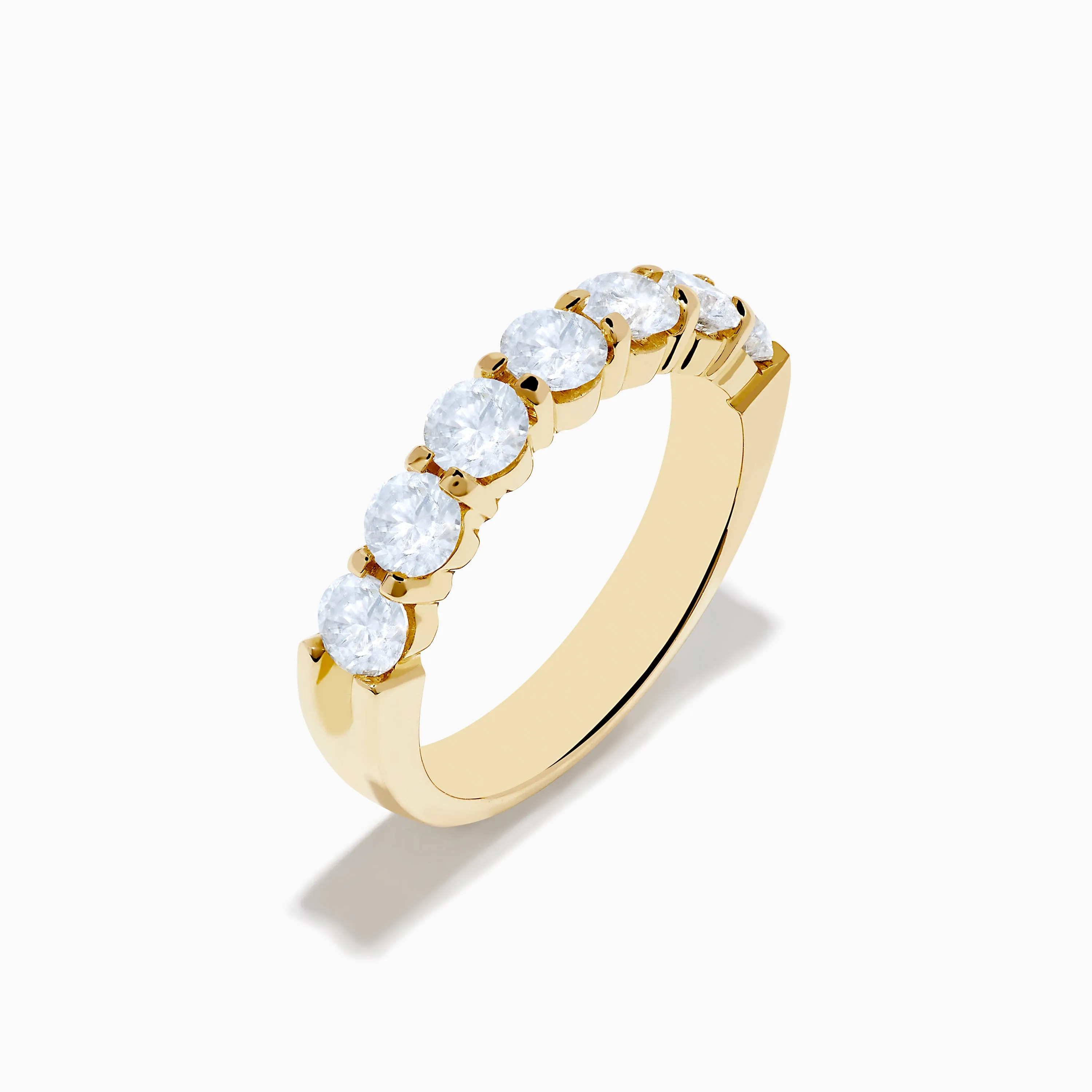 14K Yellow Gold 7-Stone Prong Set Diamond Band, 1.50 TCW sold by Effy product image thumbnail 4