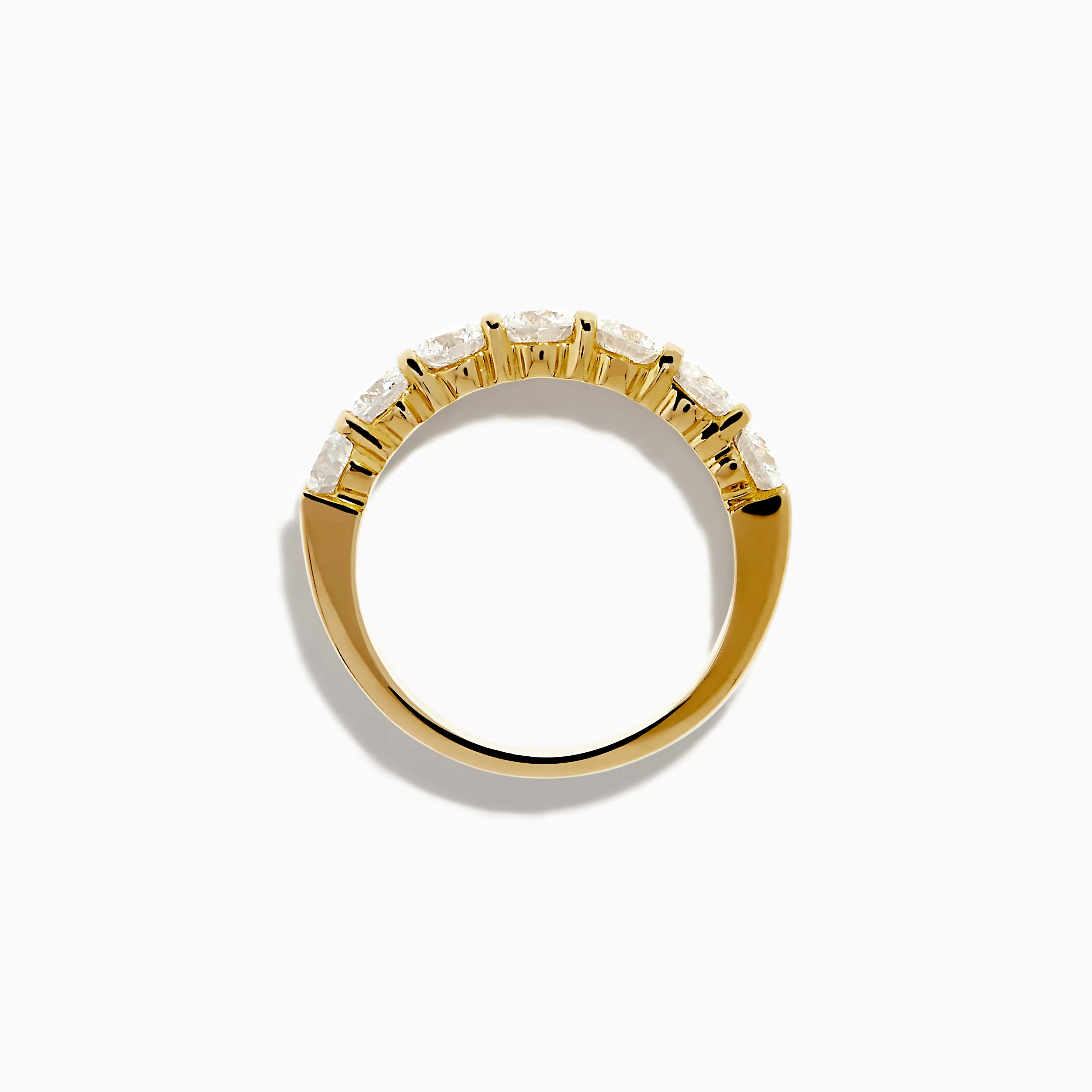 14K Yellow Gold 7-Stone Prong Set Diamond Band, 1.50 TCW sold by Effy product image thumbnail 3