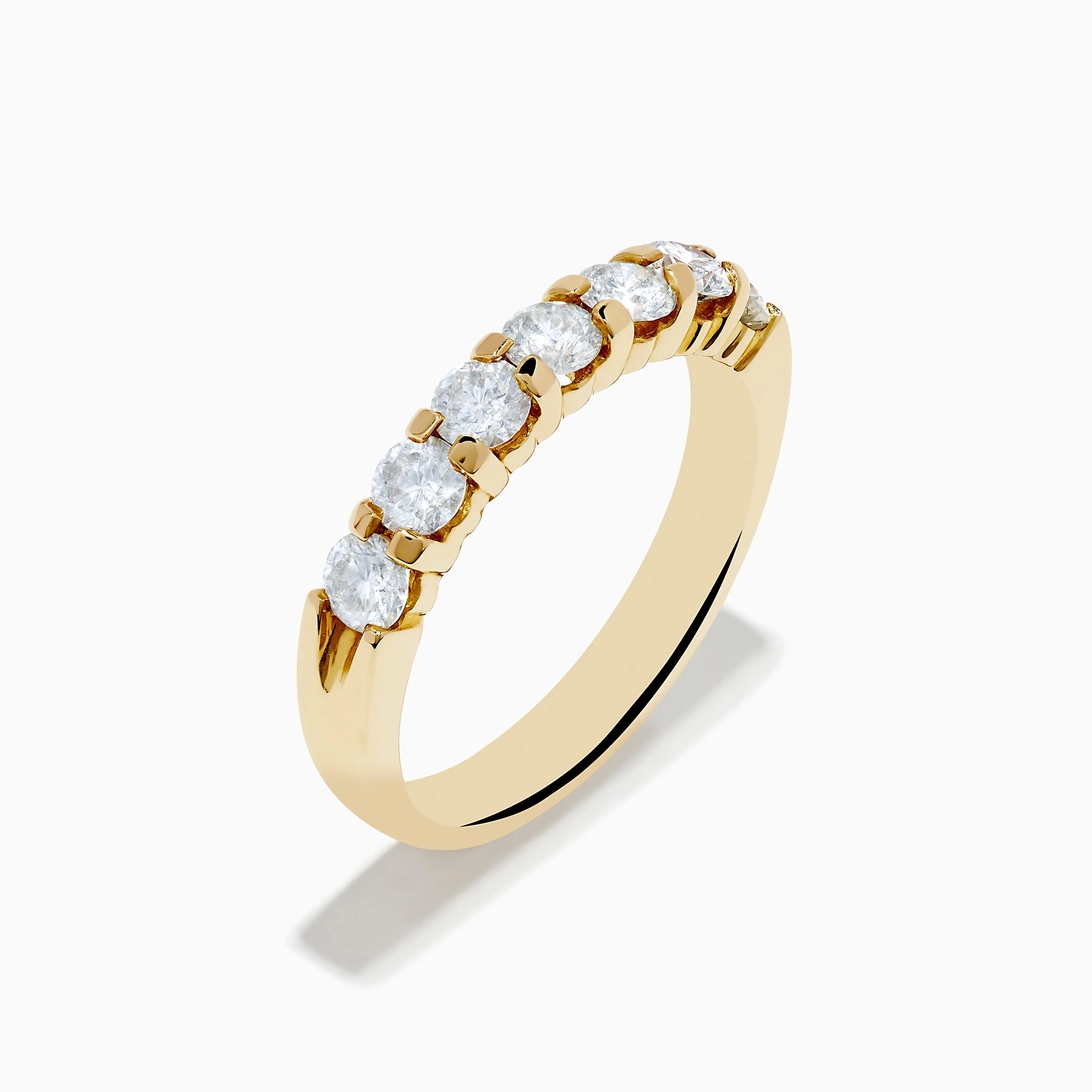 14K Yellow Gold 7-Stone Prong Set Diamond Band, 1.00 TCW sold by Effy product image thumbnail 4