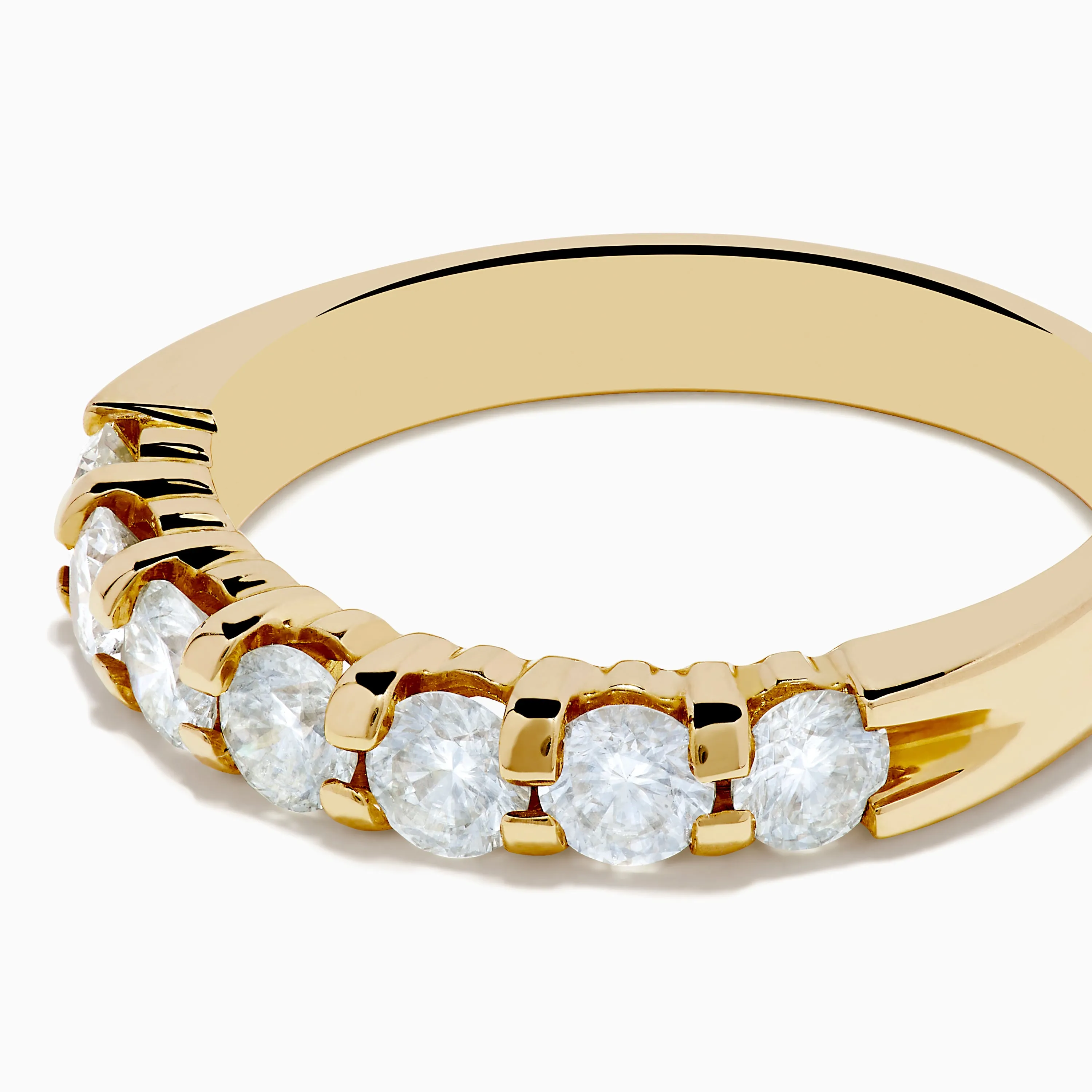 14K Yellow Gold 7-Stone Prong Set Diamond Band, 1.00 TCW sold by Effy product image thumbnail 2