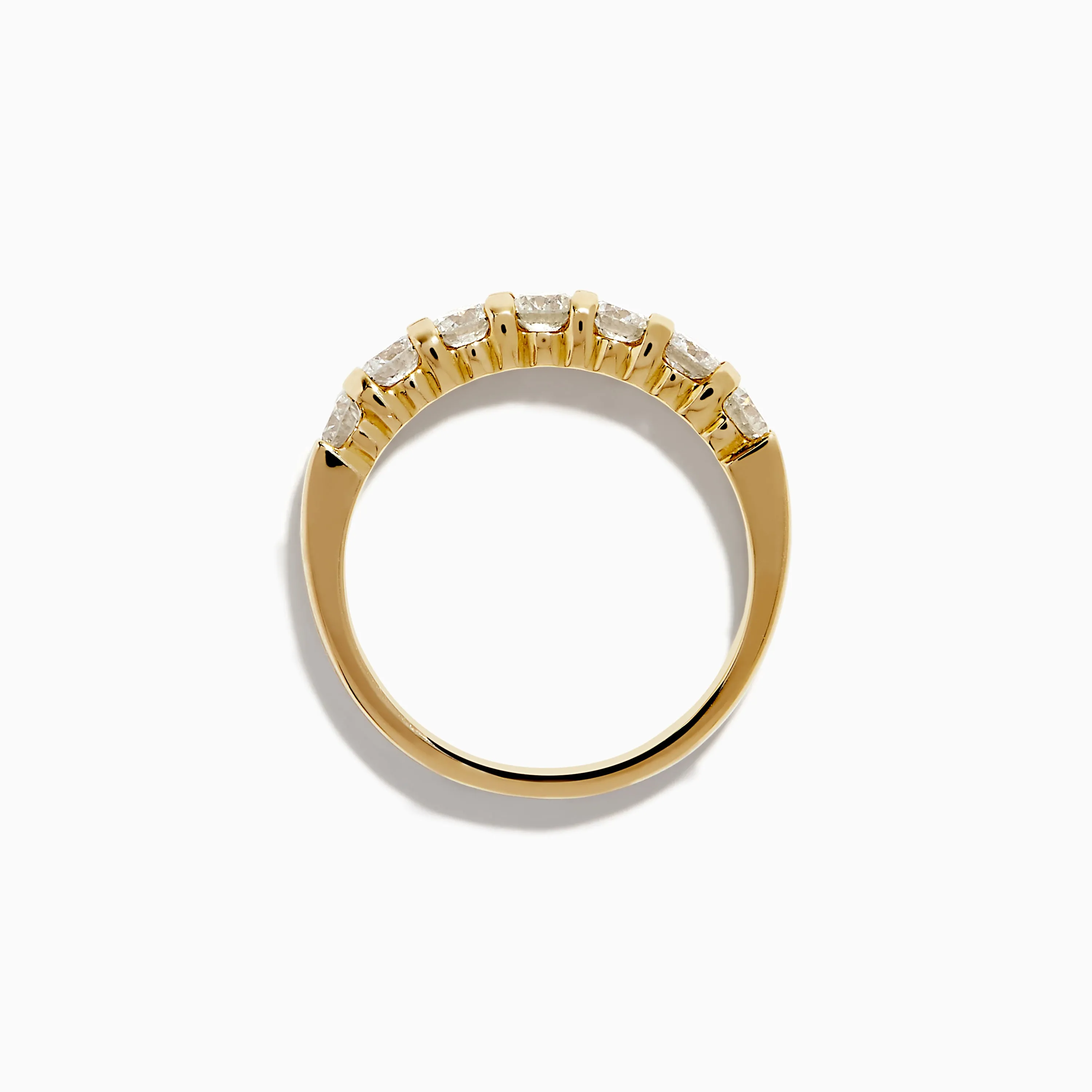 14K Yellow Gold 7-Stone Prong Set Diamond Band, 1.00 TCW sold by Effy product image thumbnail 3