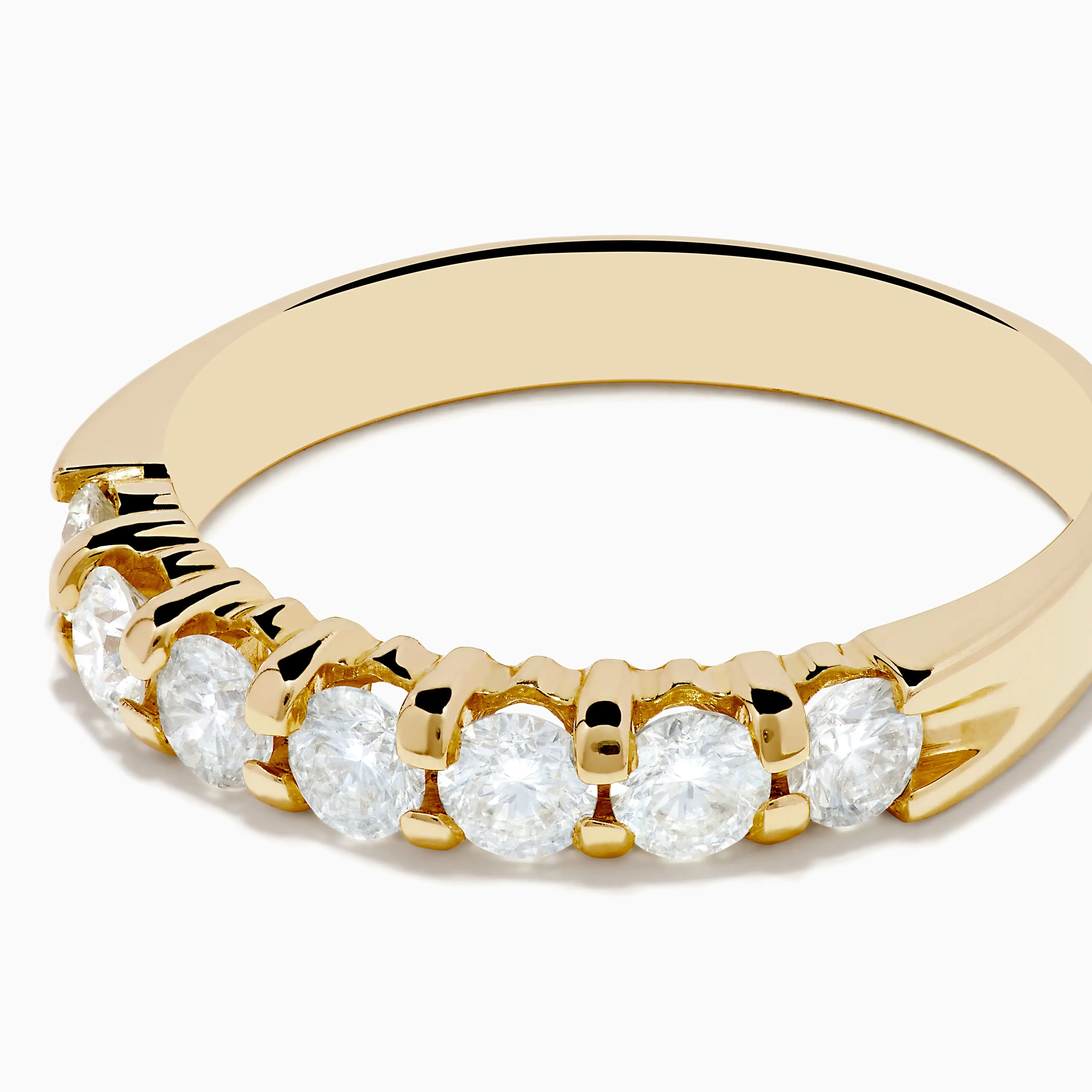 14K Yellow Gold 7-Stone Prong Set Diamond Band, 0.75 TCW sold by Effy product image thumbnail 2