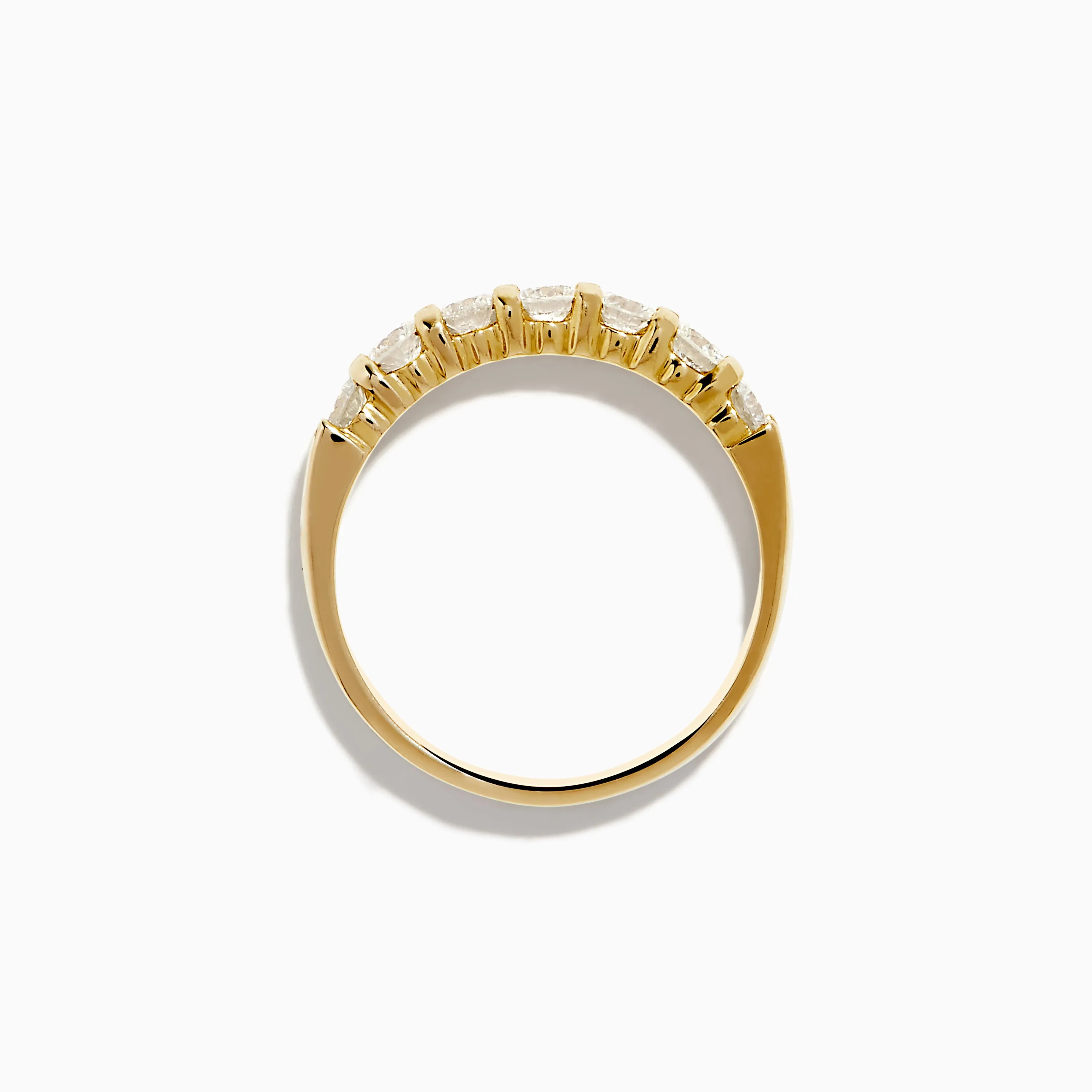 14K Yellow Gold 7-Stone Prong Set Diamond Band, 0.75 TCW sold by Effy product image thumbnail 3