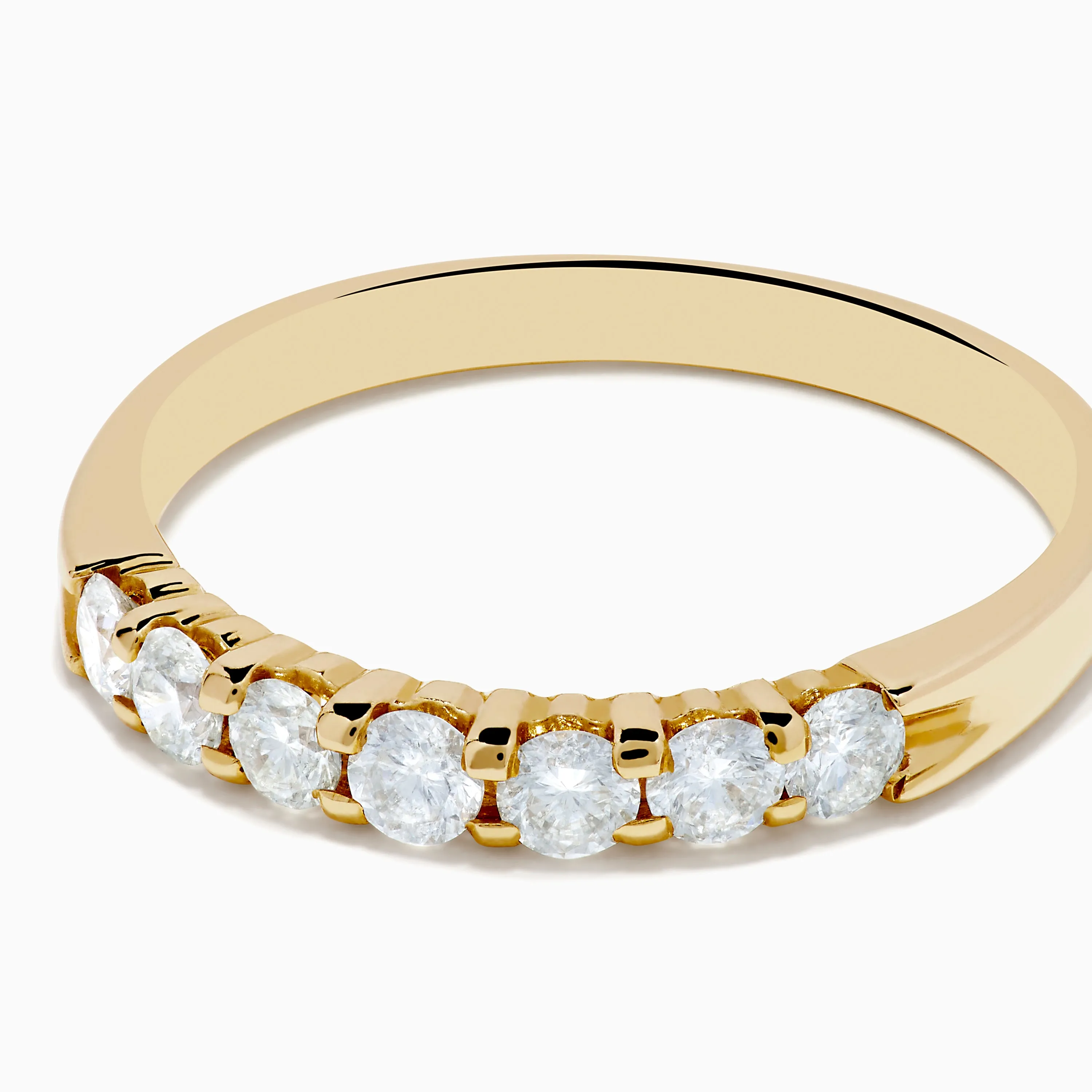 14K Yellow Gold 7-Stone Prong Set Diamond Band, 0.50 TCW sold by Effy product image thumbnail 2