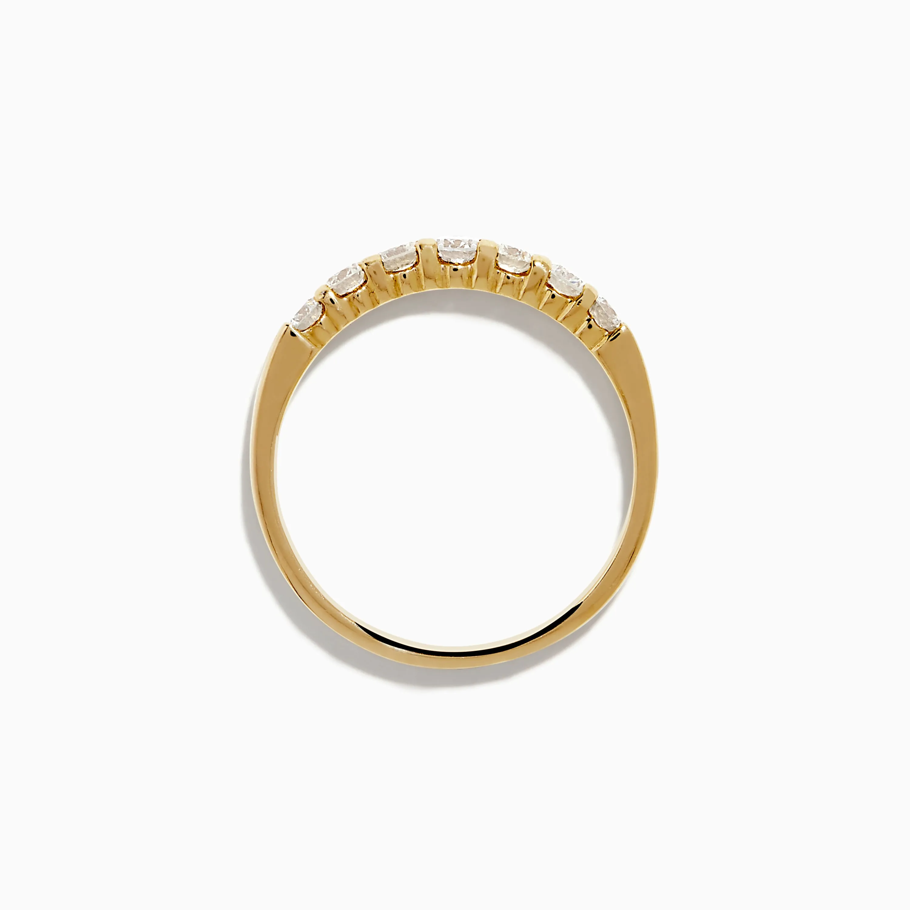 14K Yellow Gold 7-Stone Prong Set Diamond Band, 0.50 TCW sold by Effy product image thumbnail 3