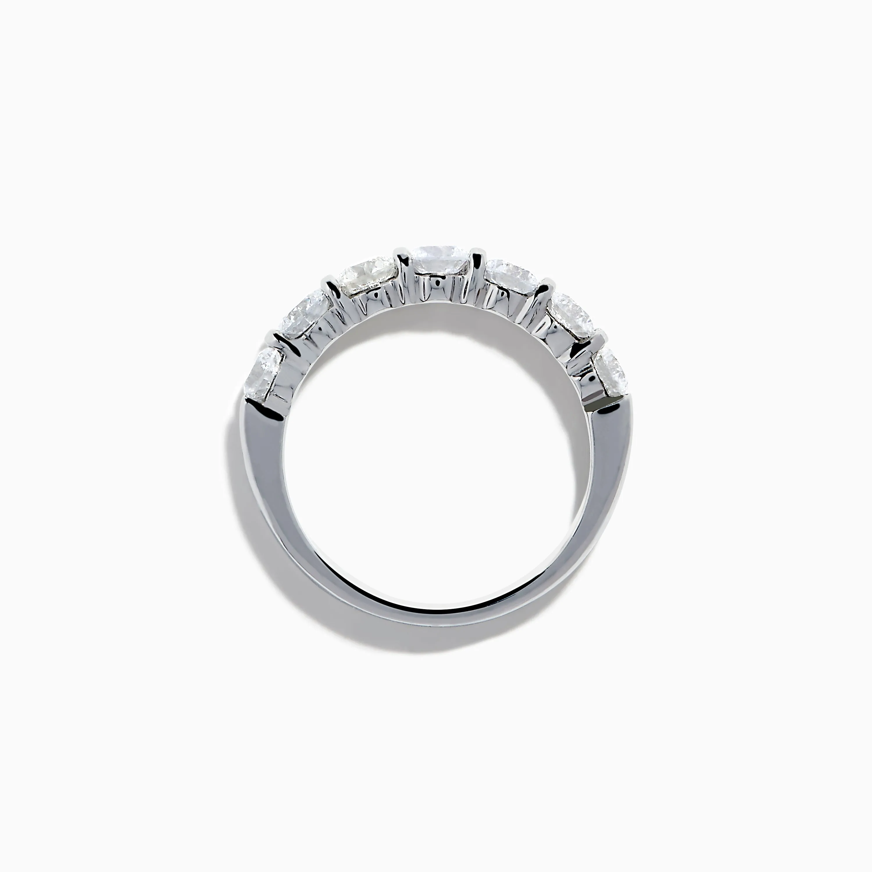 14K White Gold 7-Stone Prong Set Diamond Band, 1.50 TCW sold by Effy product image thumbnail 3