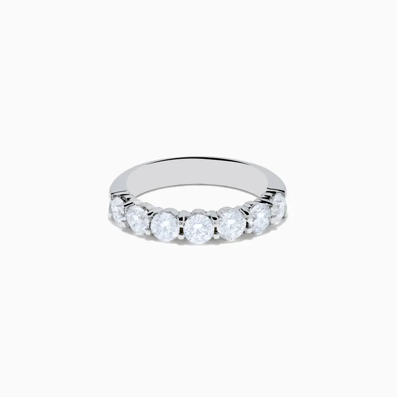 14K White Gold 7-Stone Prong Set Diamond Band, 1.50 TCW sold by Effy
