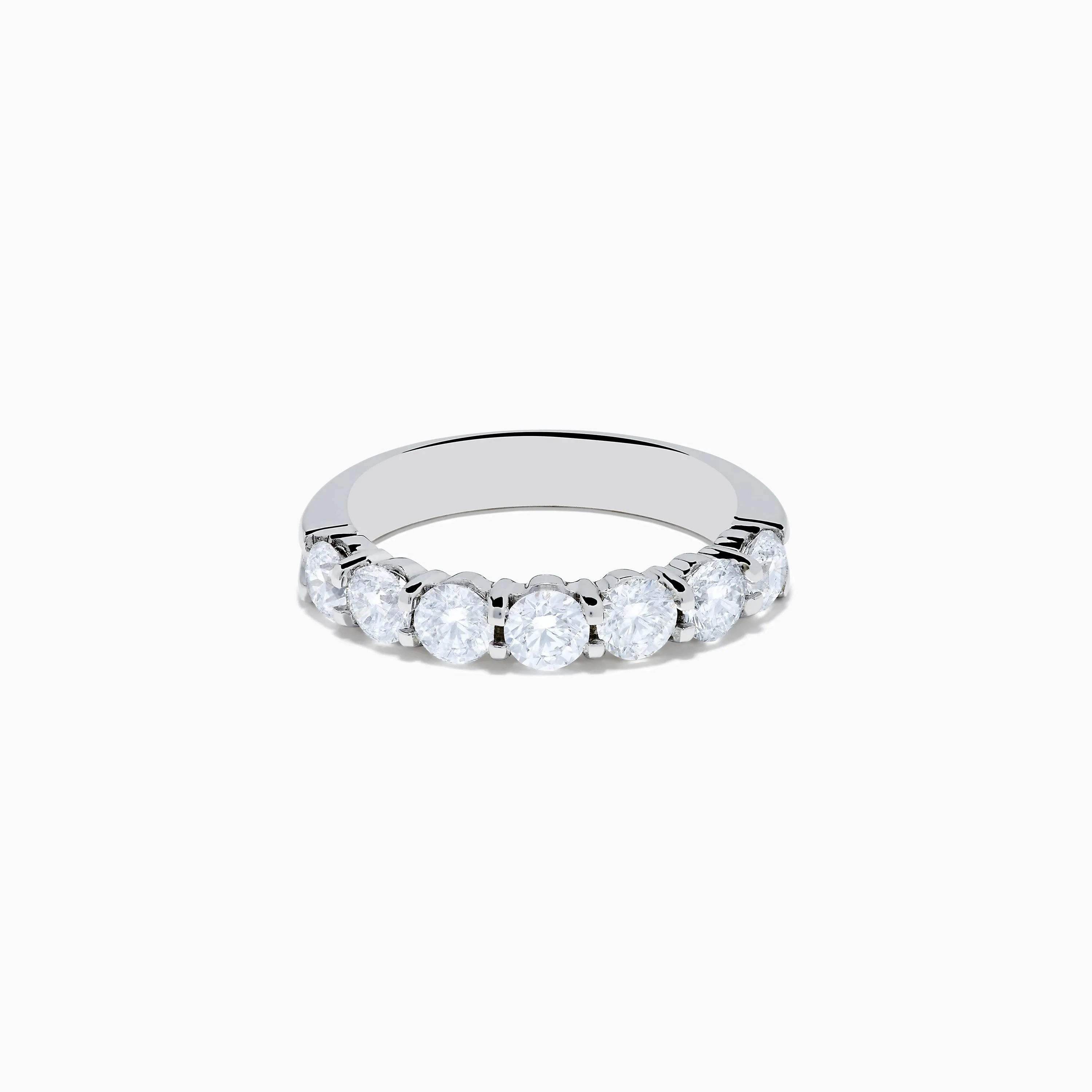 14K White Gold 7-Stone Prong Set Diamond Band, 1.50 TCW sold by Effy