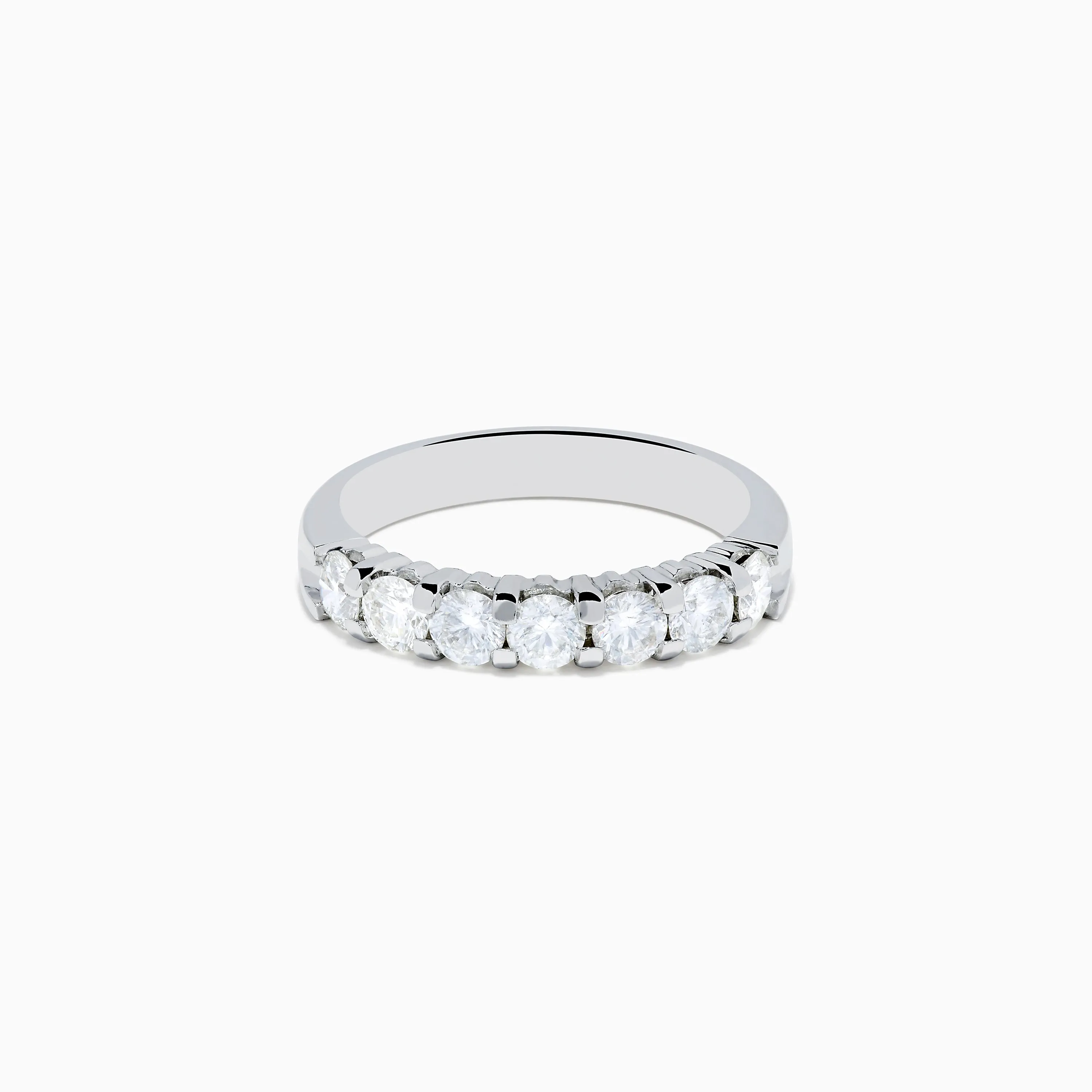 14K White Gold 7-Stone Prong Set Diamond Band, 1.00 TCW sold by Effy