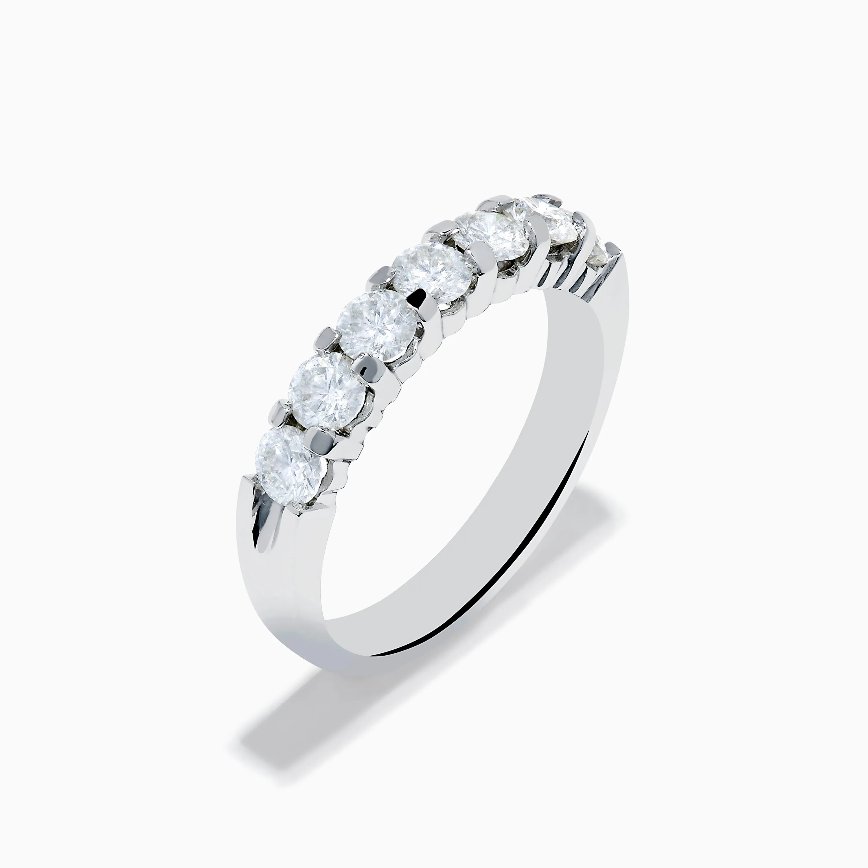 14K White Gold 7-Stone Prong Set Diamond Band, 1.00 TCW sold by Effy product image thumbnail 4