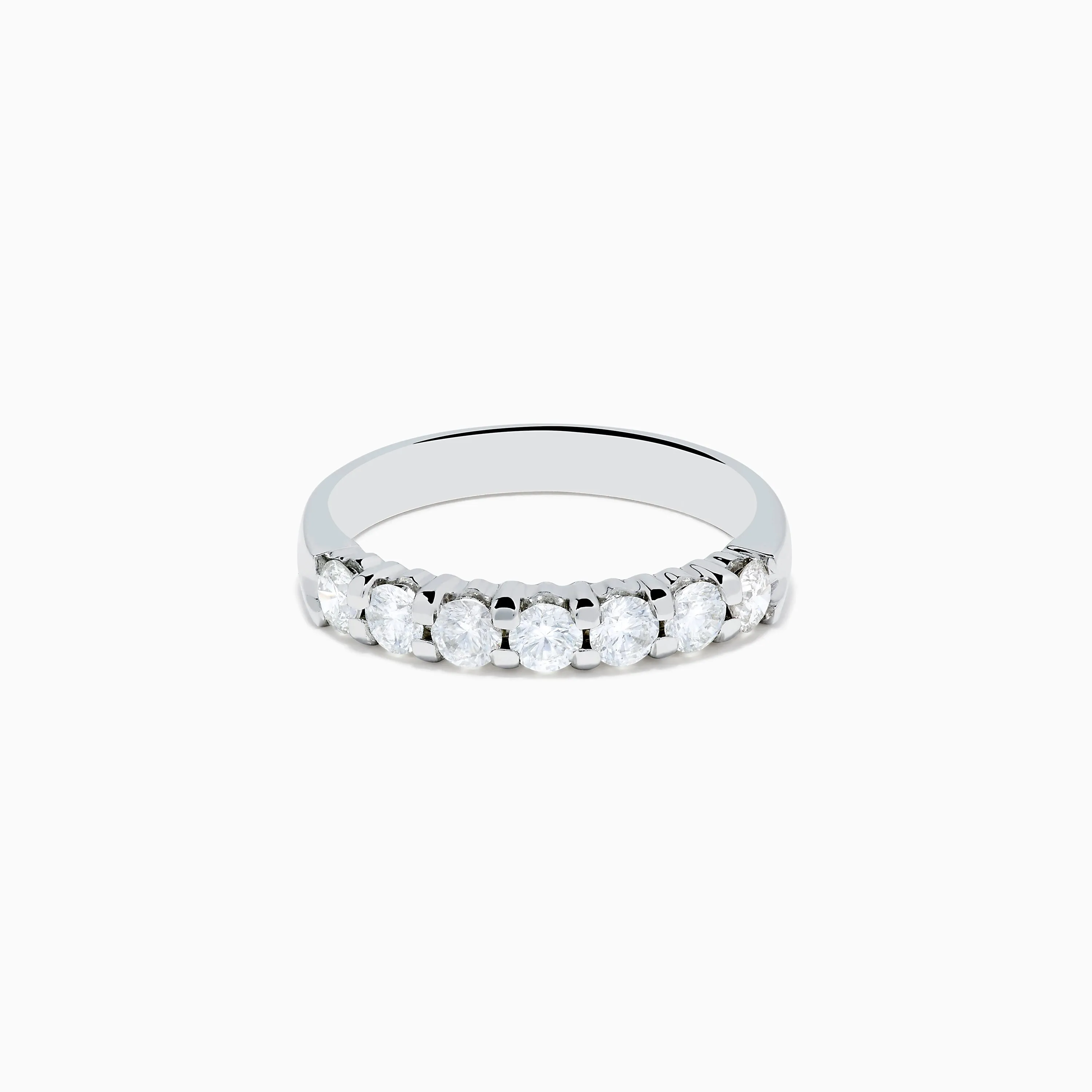 14K White Gold 7-Stone Prong Set Diamond Band, 0.75 TCW sold by Effy