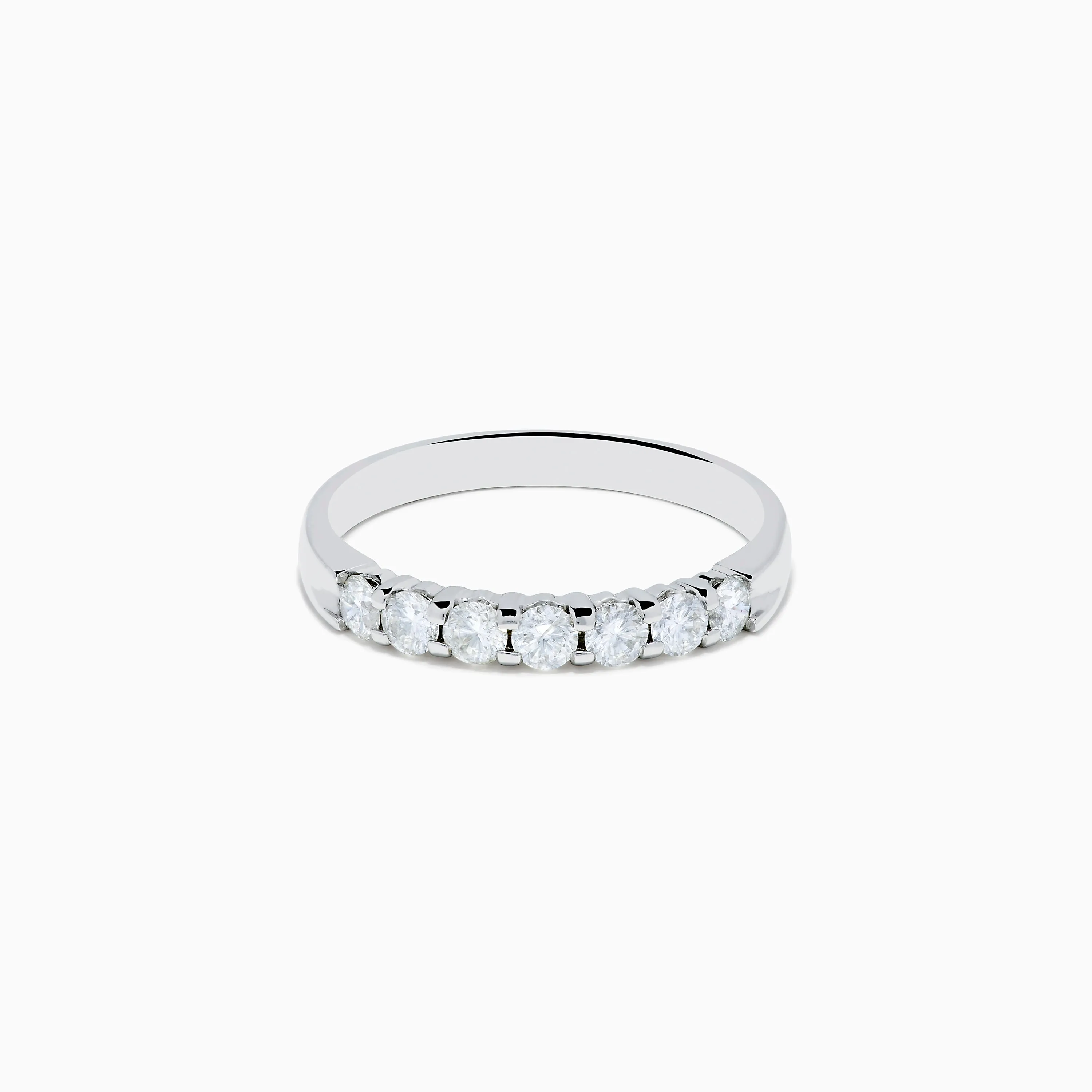 14K White Gold 7-Stone Prong Set Diamond Band, 0.50 TCW sold by Effy