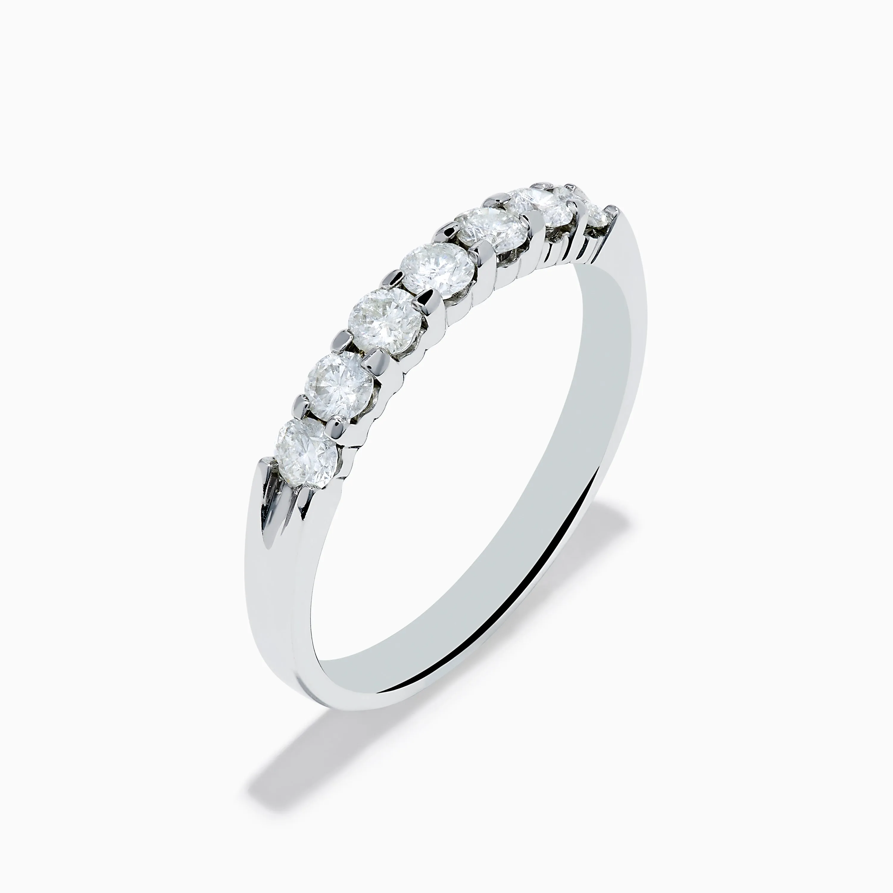 14K White Gold 7-Stone Prong Set Diamond Band, 0.50 TCW sold by Effy product image thumbnail 4