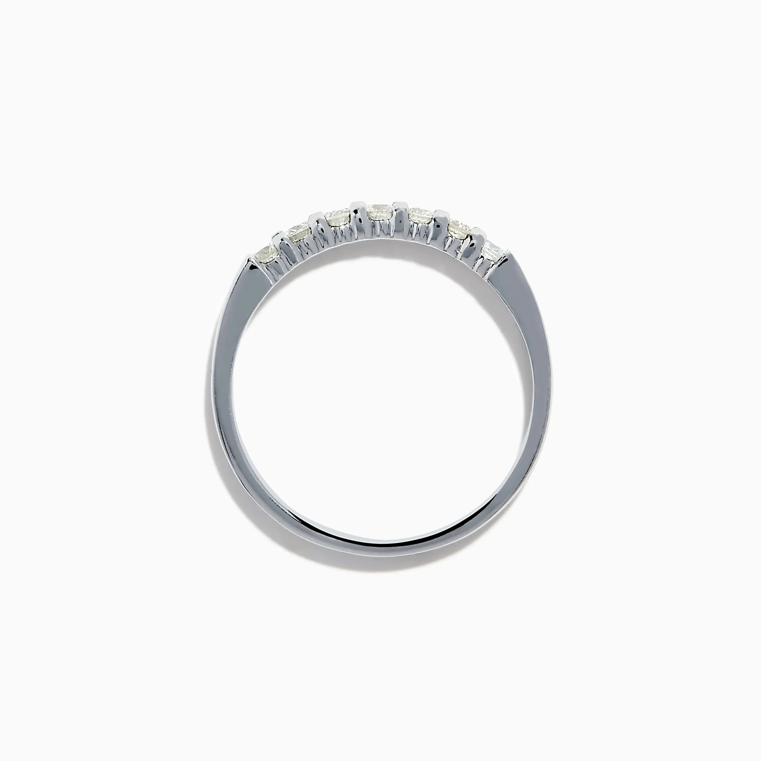 14K White Gold 7-Stone Prong Set Diamond Band, 0.25 TCW sold by Effy product image thumbnail 3