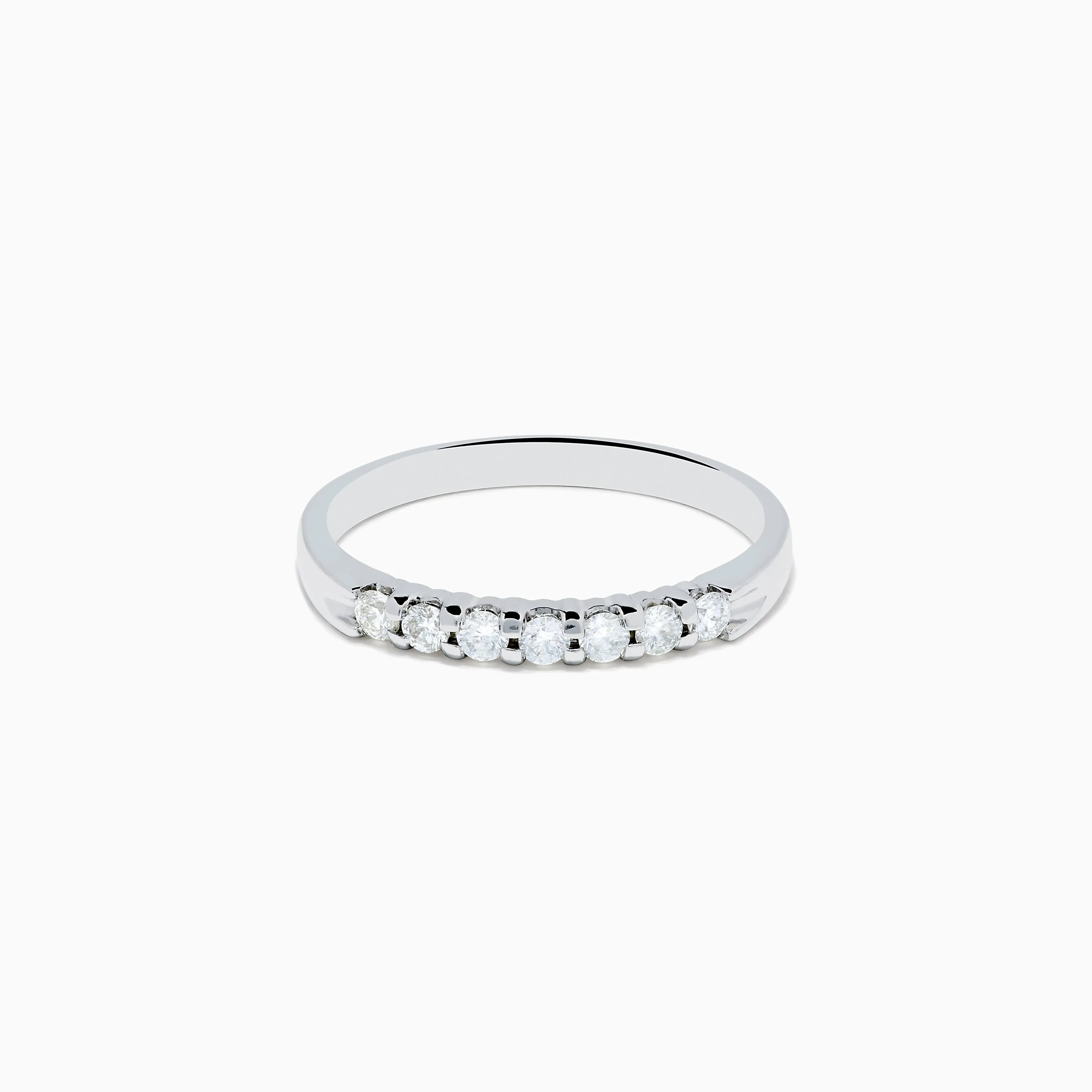 14K White Gold 7-Stone Prong Set Diamond Band, 0.25 TCW sold by Effy