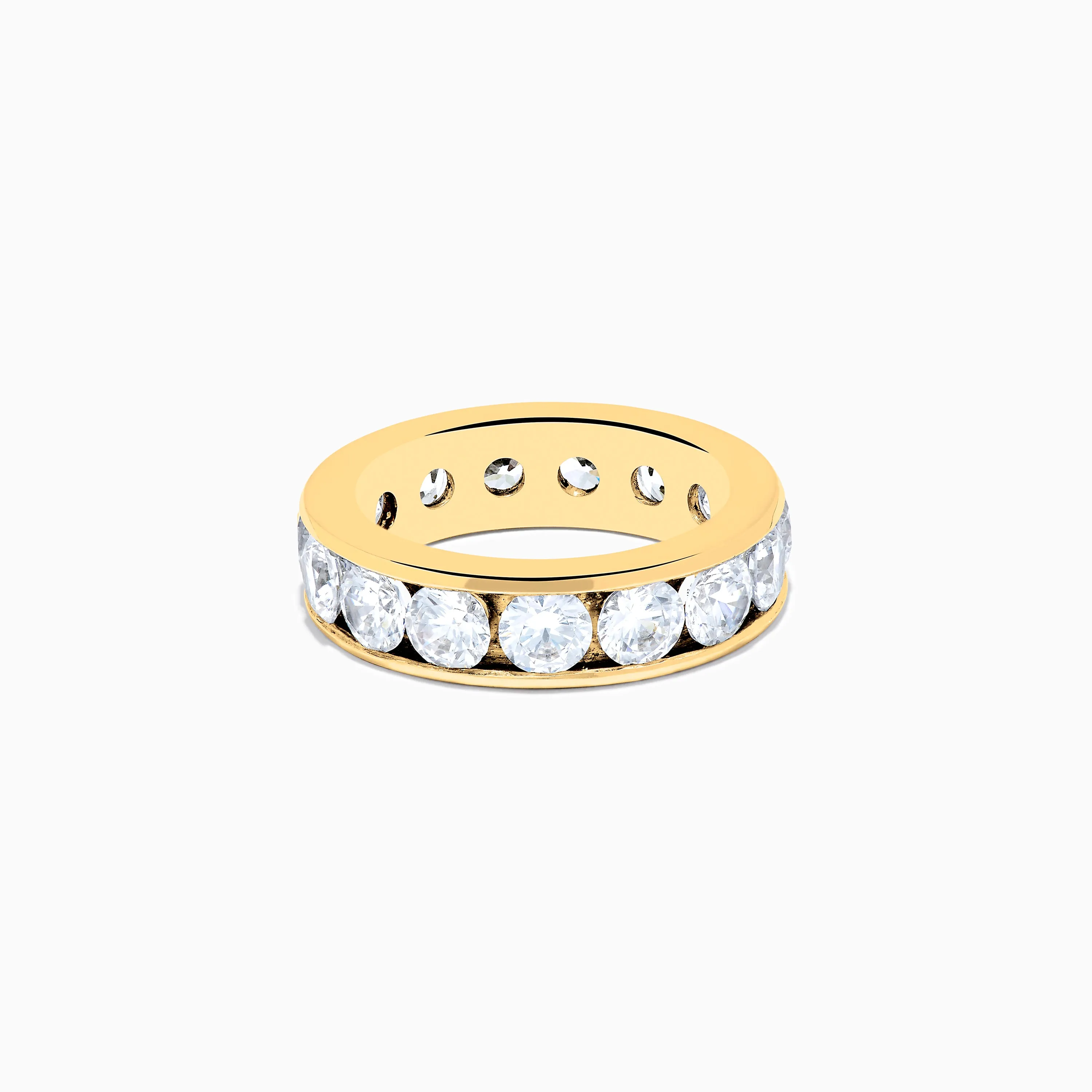14K Yellow Gold Channel Set Diamond Eternity Band, 5.00 TCW sold by Effy