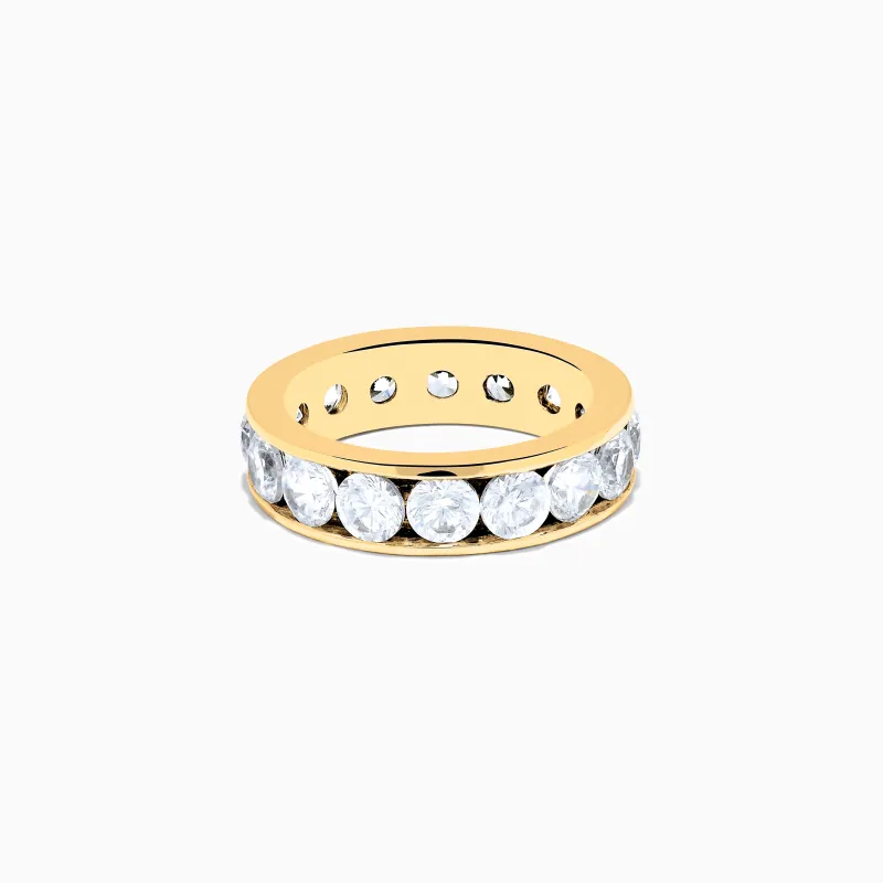 14K Yellow Gold Channel Set Diamond Eternity Band, 4.00 TCW sold by Effy