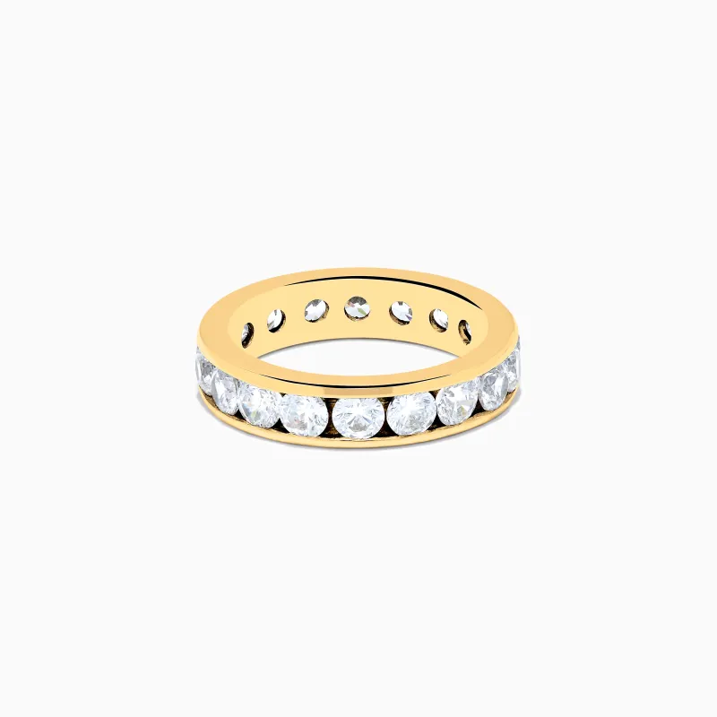 14K Yellow Gold Channel Set Diamond Eternity Band, 3.00 TCW sold by Effy
