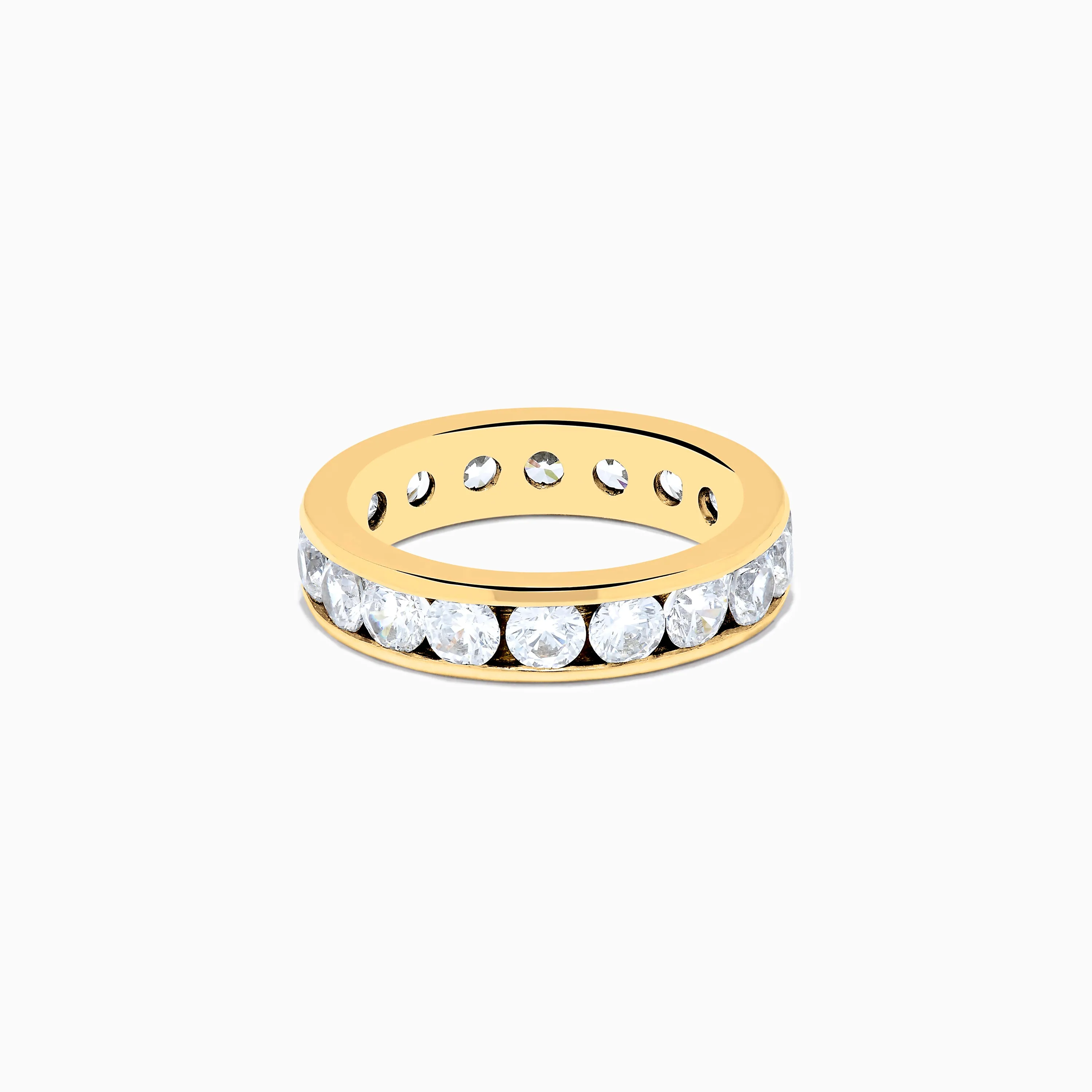14K Yellow Gold Channel Set Diamond Eternity Band, 3.00 TCW sold by Effy