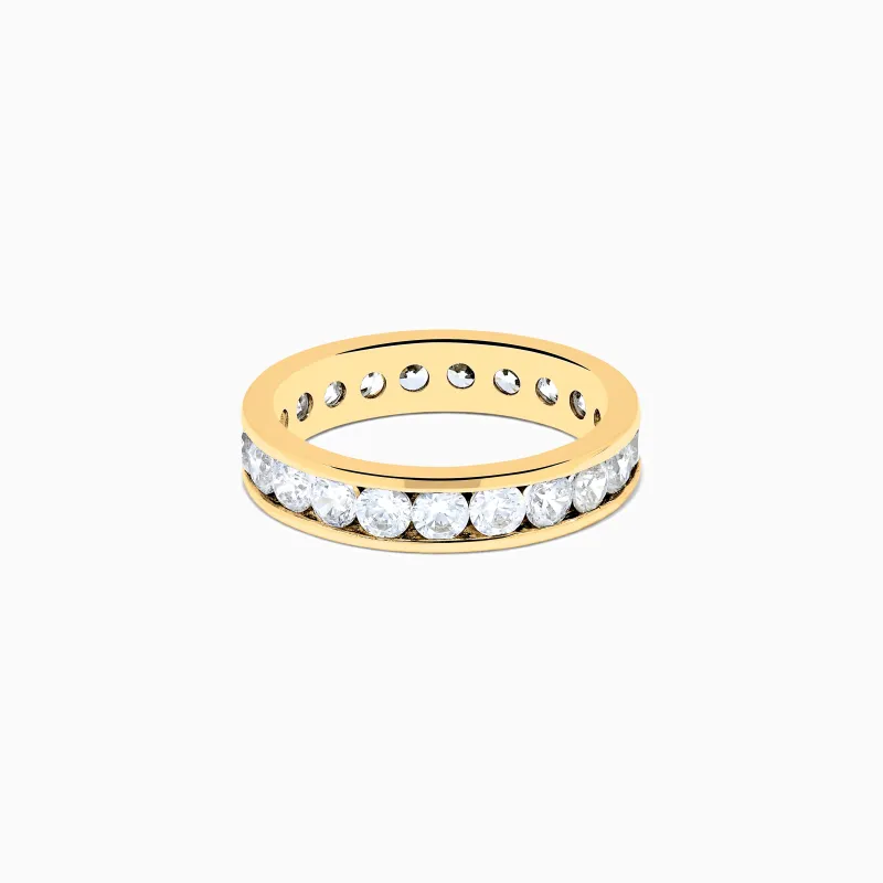 14K Yellow Gold Channel Set Diamond Eternity Band, 2.00 TCW sold by Effy