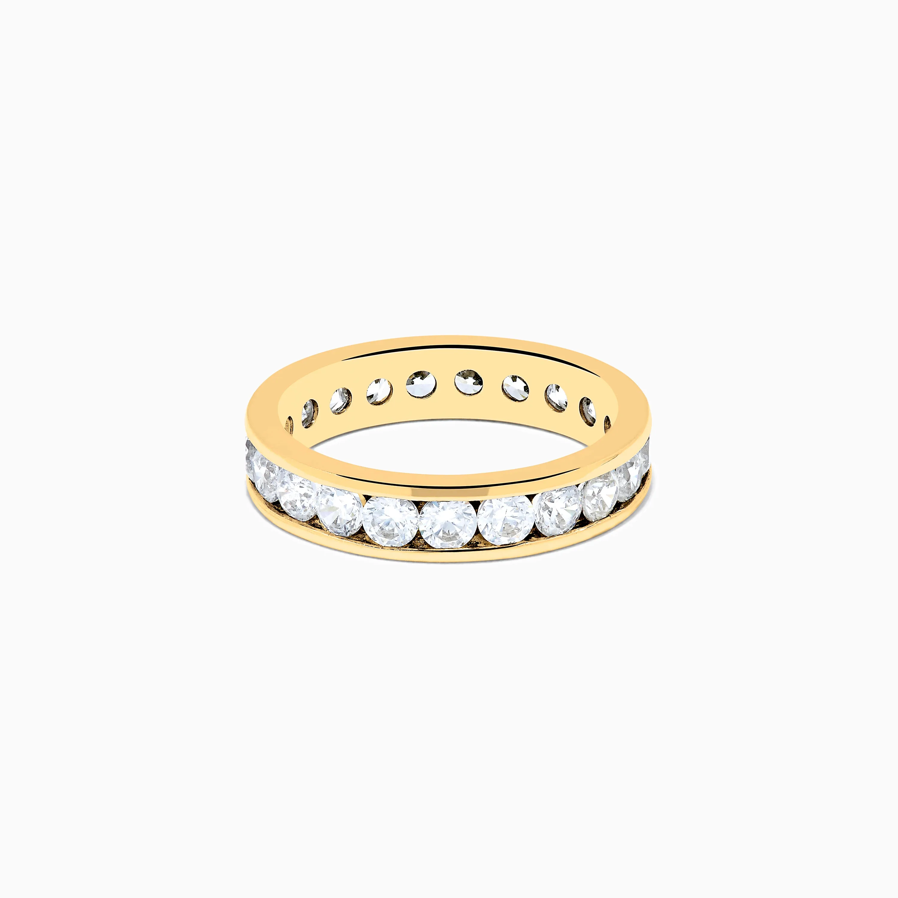 14K Yellow Gold Channel Set Diamond Eternity Band, 2.00 TCW sold by Effy
