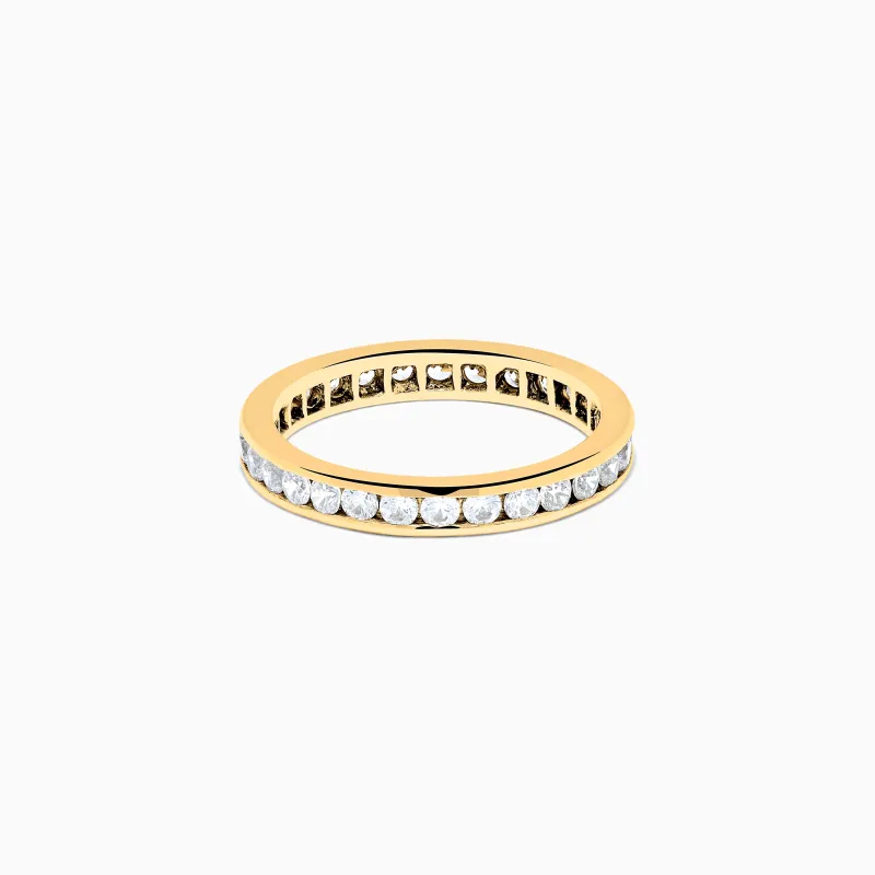 14K Yellow Gold Channel Set Diamond Eternity Band, 1.00 TCW sold by Effy