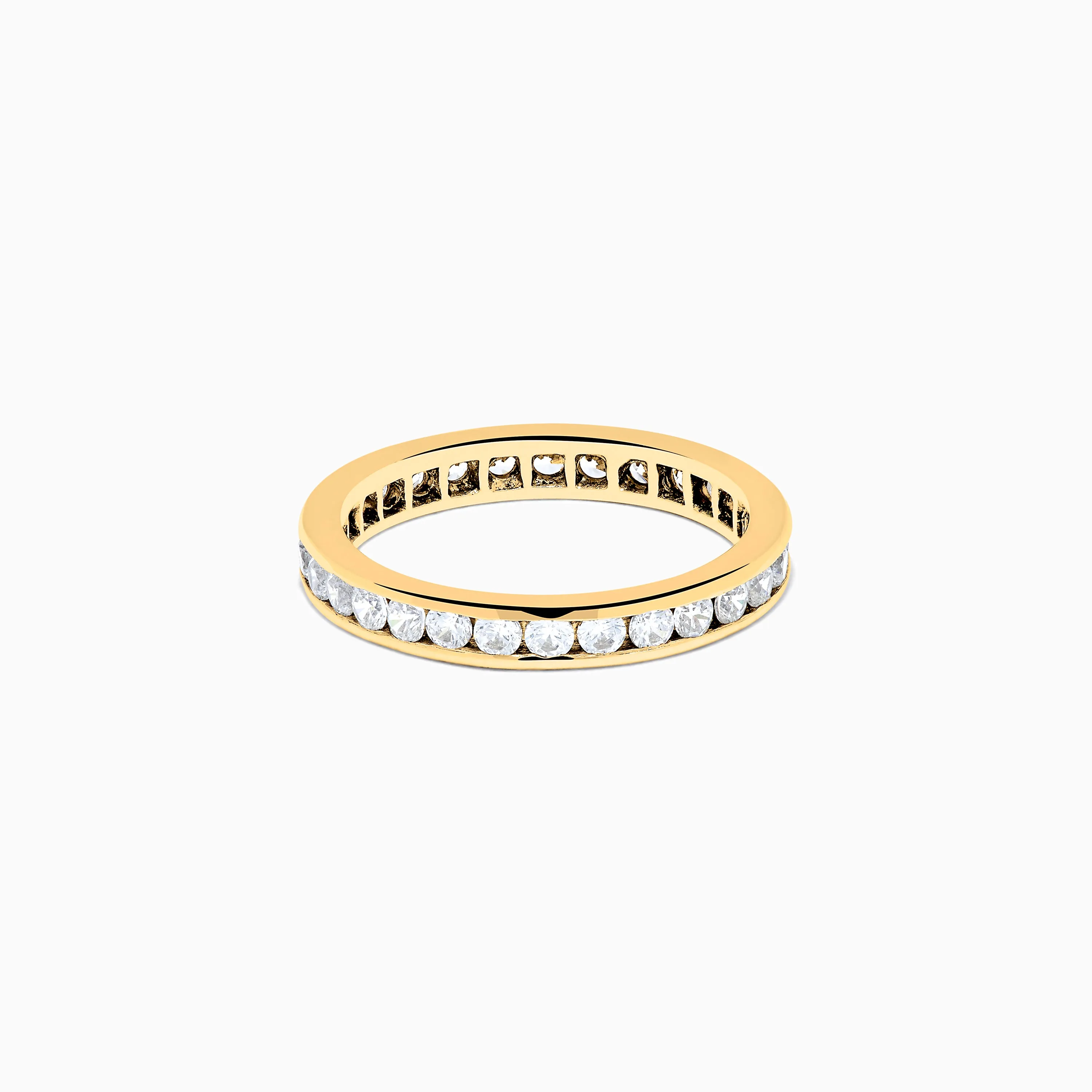 14K Yellow Gold Channel Set Diamond Eternity Band, 1.00 TCW sold by Effy