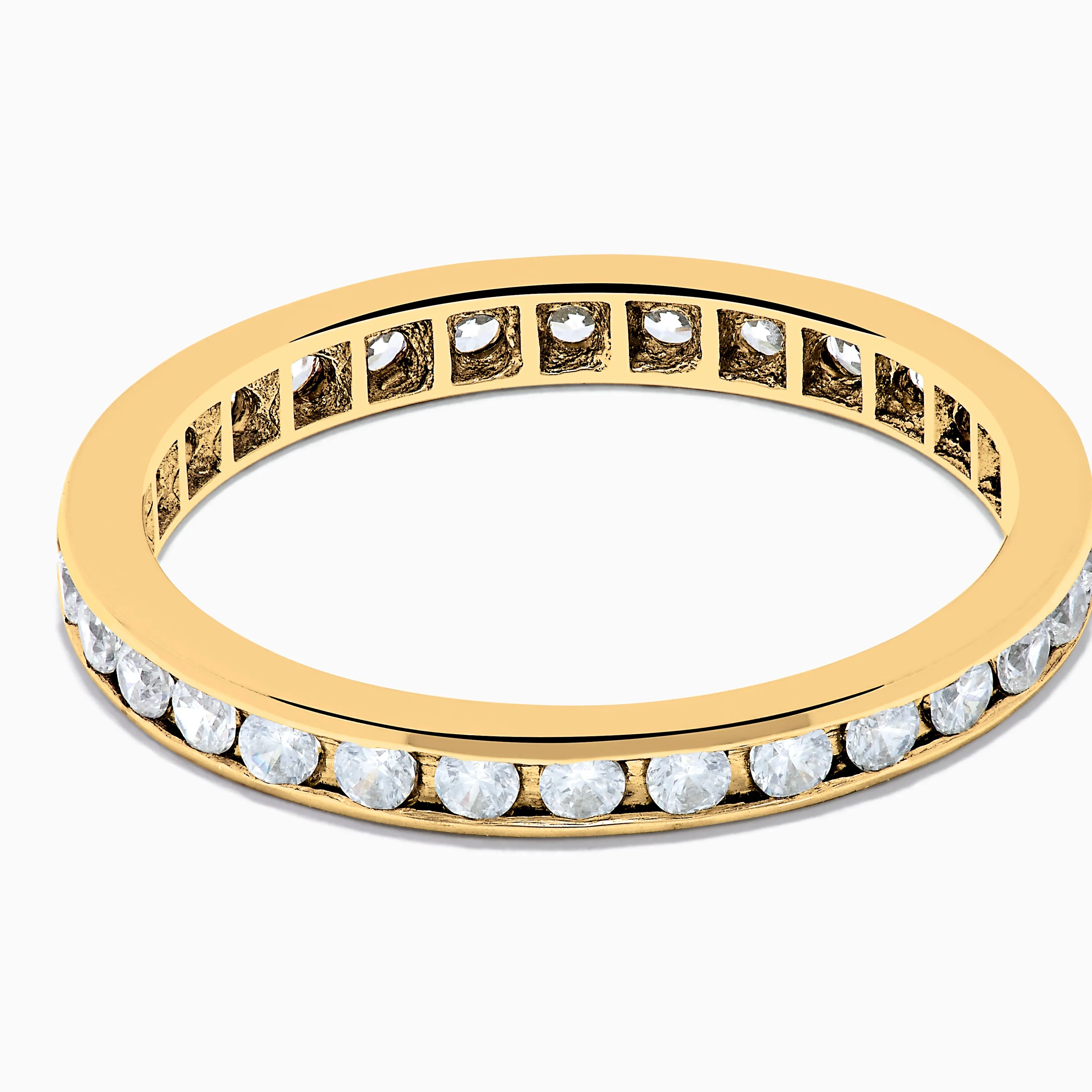 14K Yellow Gold Channel Set Diamond Eternity Band, 0.50 TCW sold by Effy product image thumbnail 2
