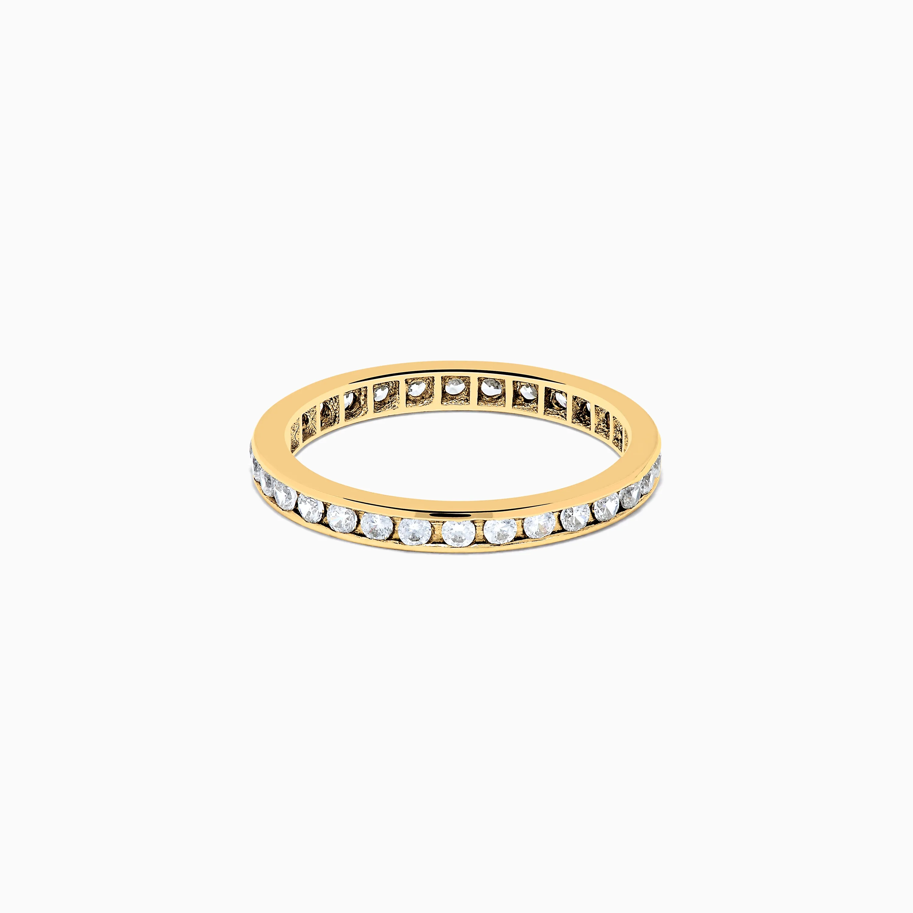 14K Yellow Gold Channel Set Diamond Eternity Band, 0.50 TCW sold by Effy