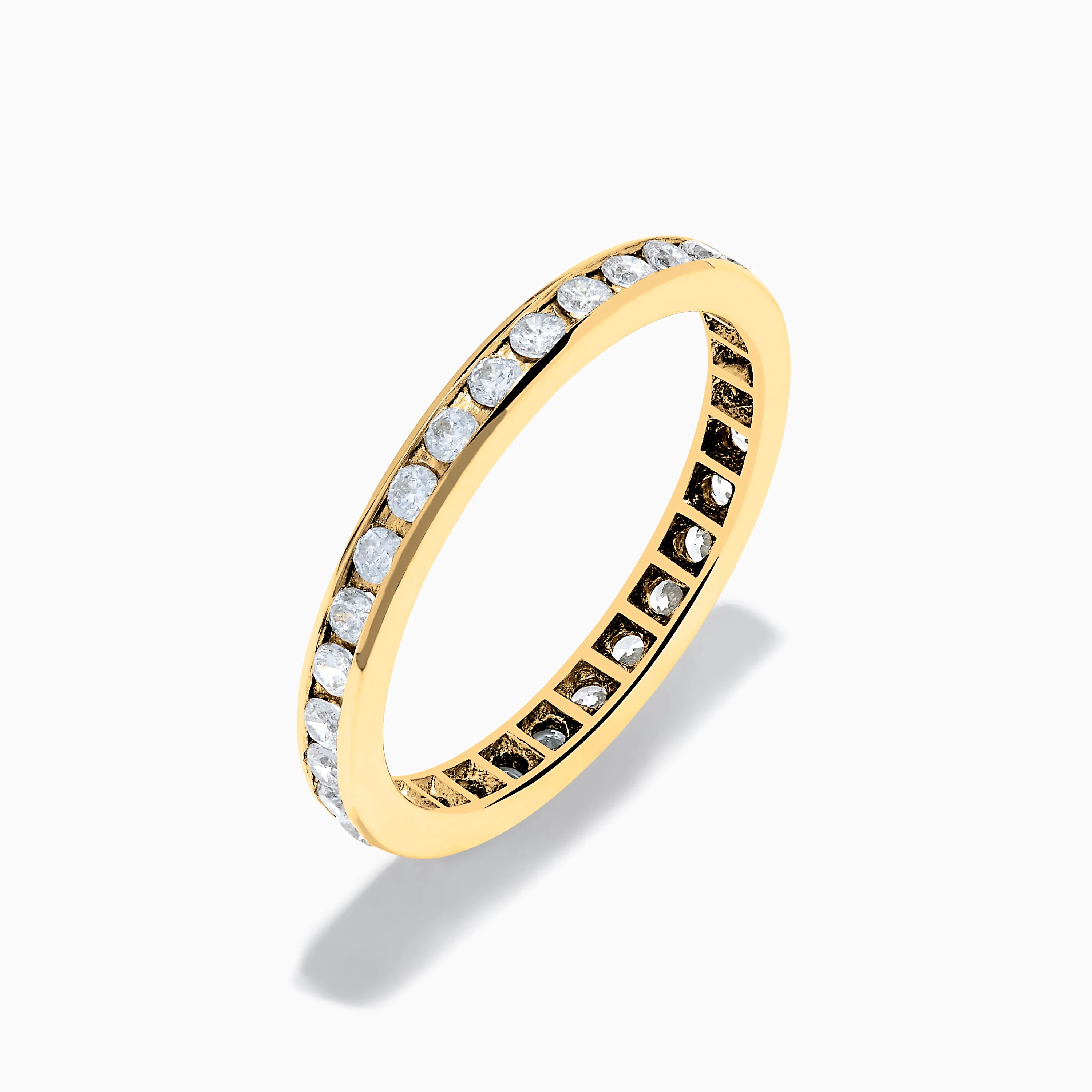 14K Yellow Gold Channel Set Diamond Eternity Band, 0.50 TCW sold by Effy product image thumbnail 4