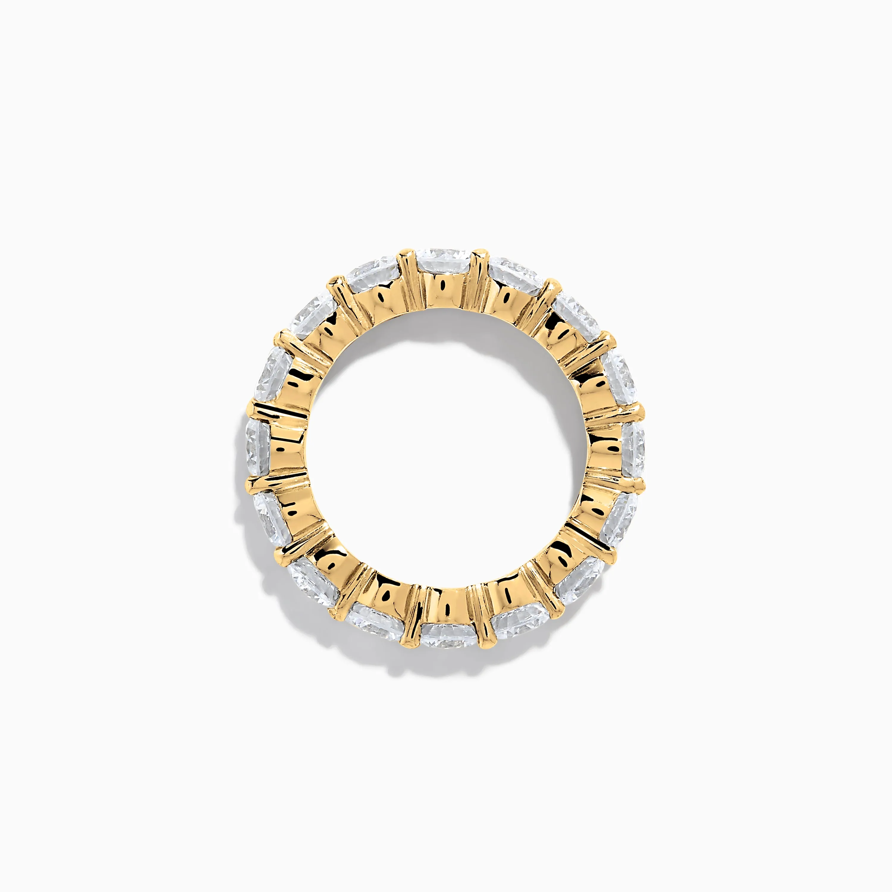 14K Yellow Gold Prong Set Diamond Eternity Band, 5.00 TCW sold by Effy product image thumbnail 3