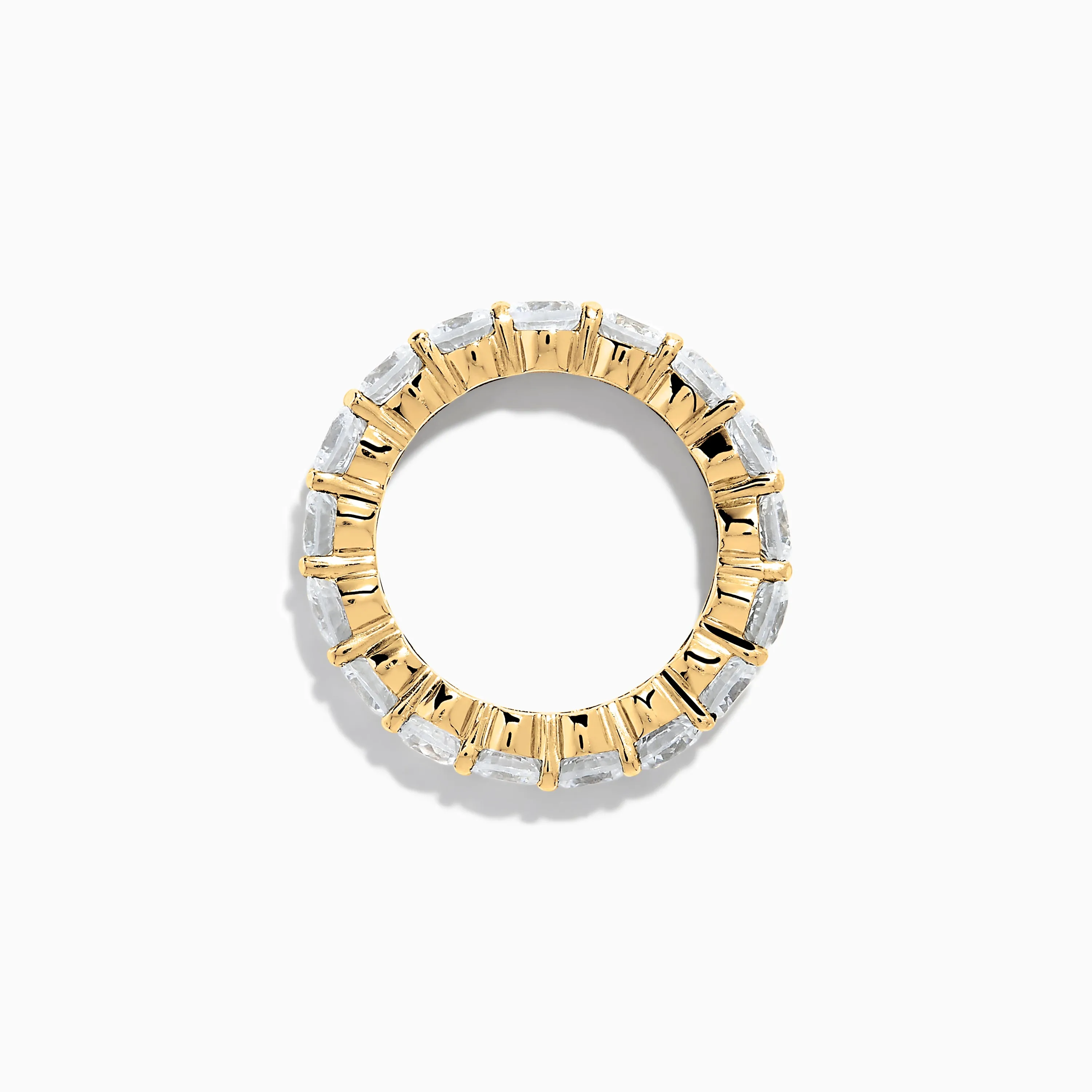 14K Yellow Gold Prong Set Diamond Eternity Band, 4.00 TCW sold by Effy product image thumbnail 3